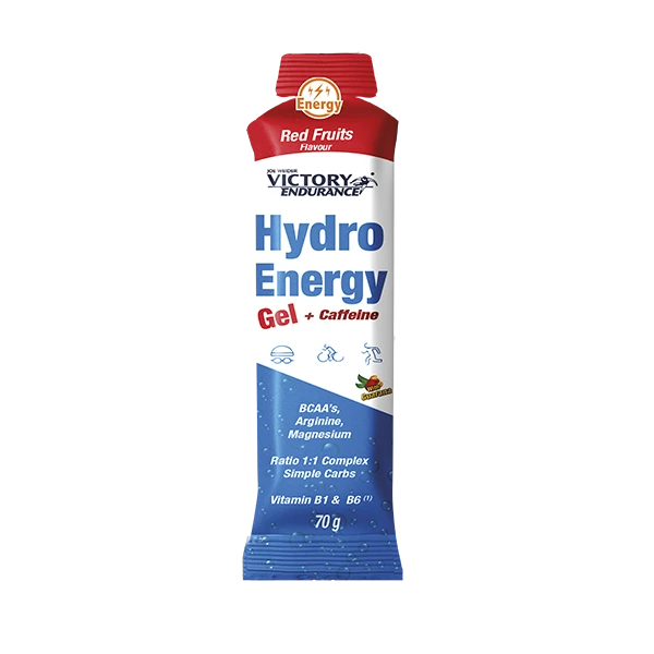 Hydrogel 24x70g Cafeina Frutas Rojas