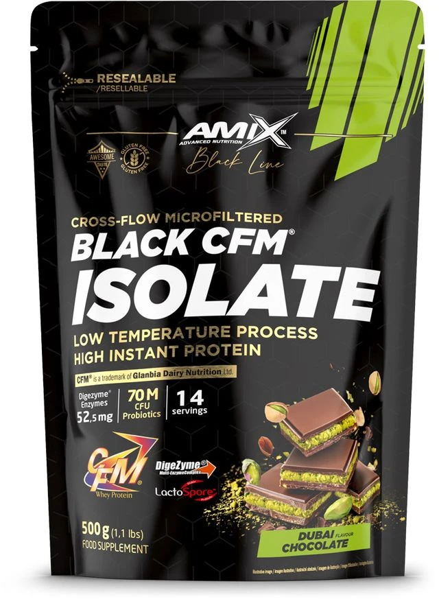 BLACK CFM ISOLATE SACO 500G CHOCOLATE DUBAI
