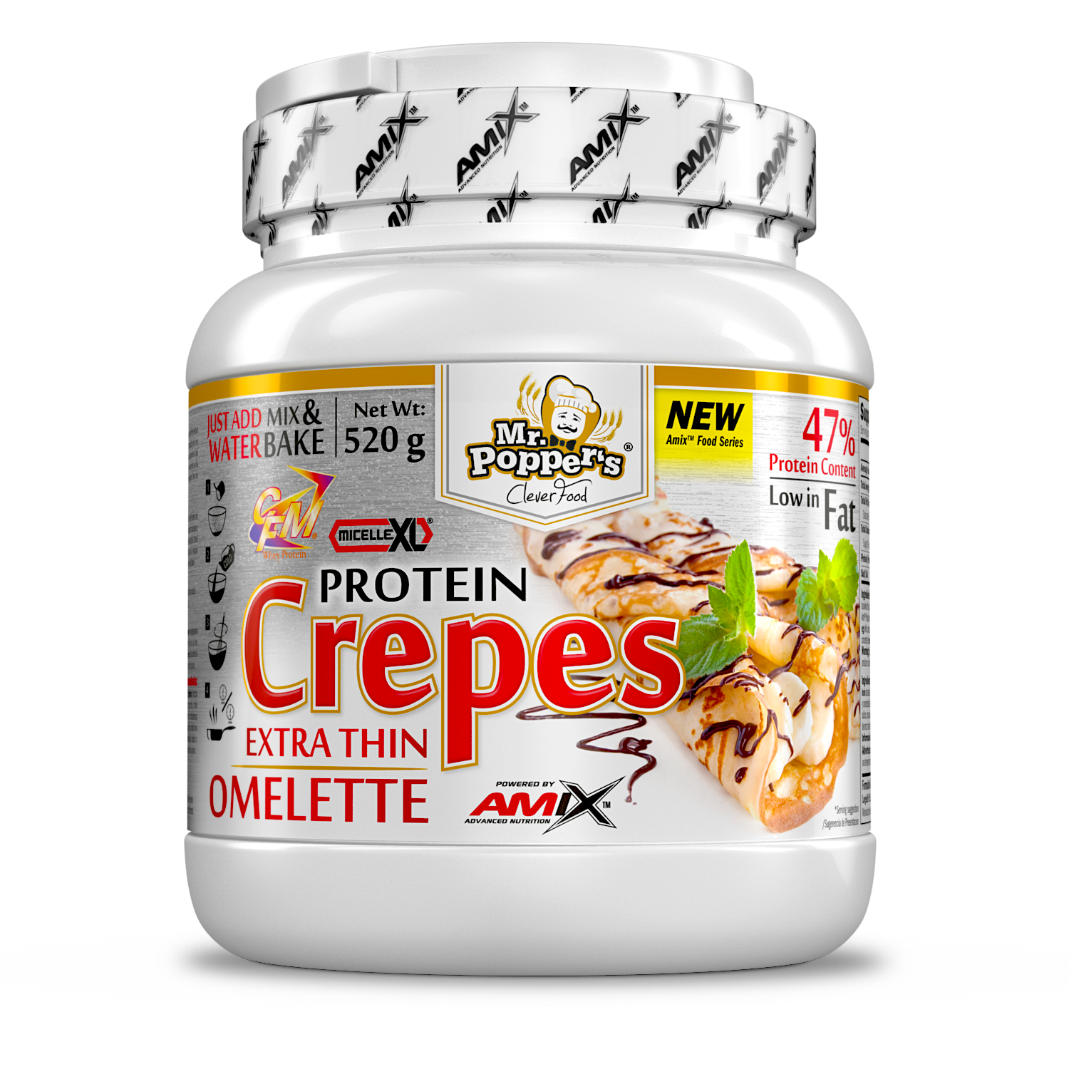Protein Crepes 520g Vainilla