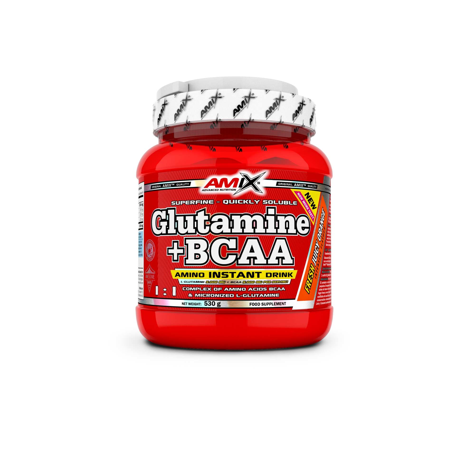 Glutamina+Bcaa´s 530g Naranja