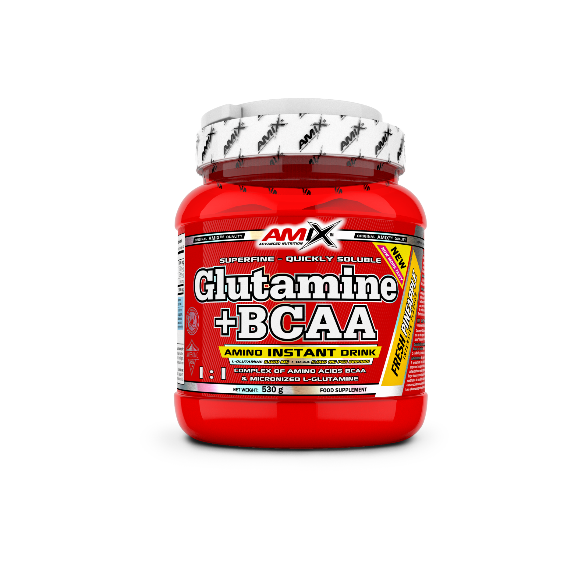 Glutamina+Bcaa´s 530g Piña
