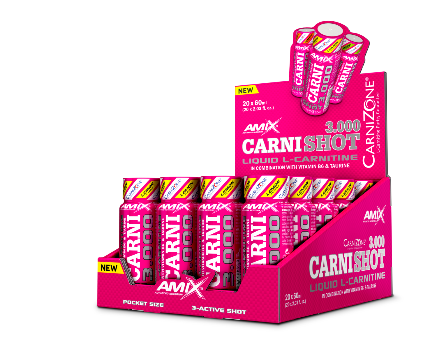 Carnishot 3000 20x60ml Limon