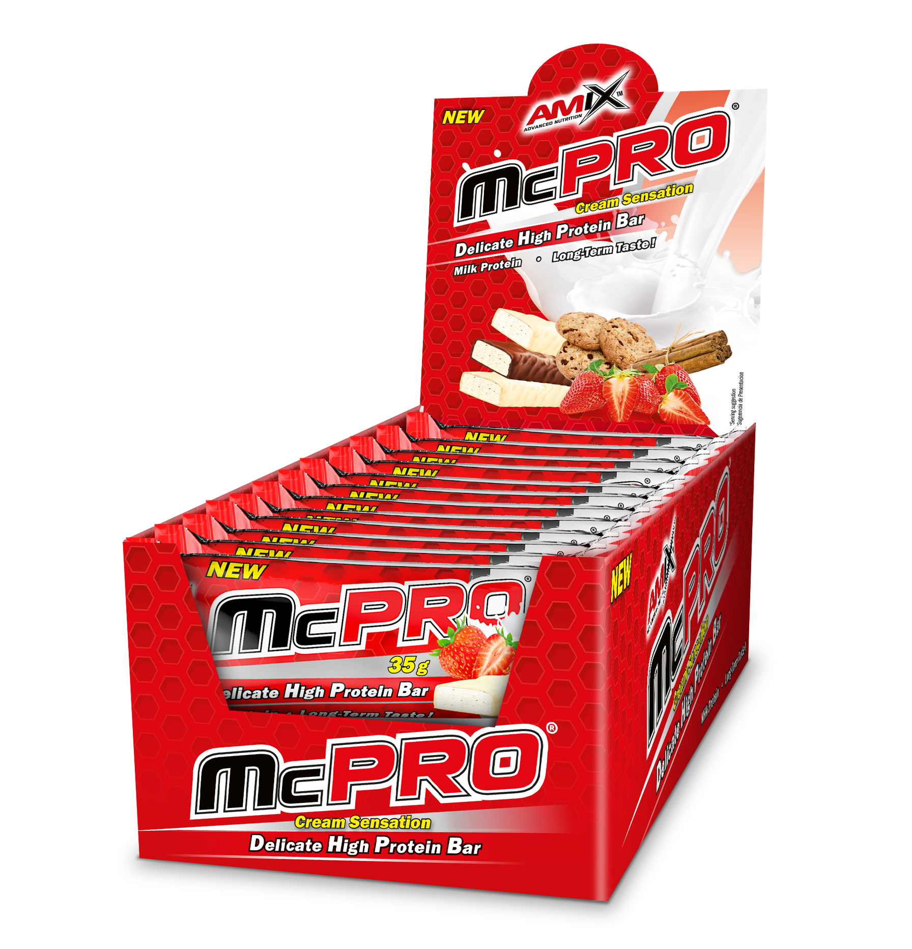 McPRO Bar Leche Merengada 24x35g