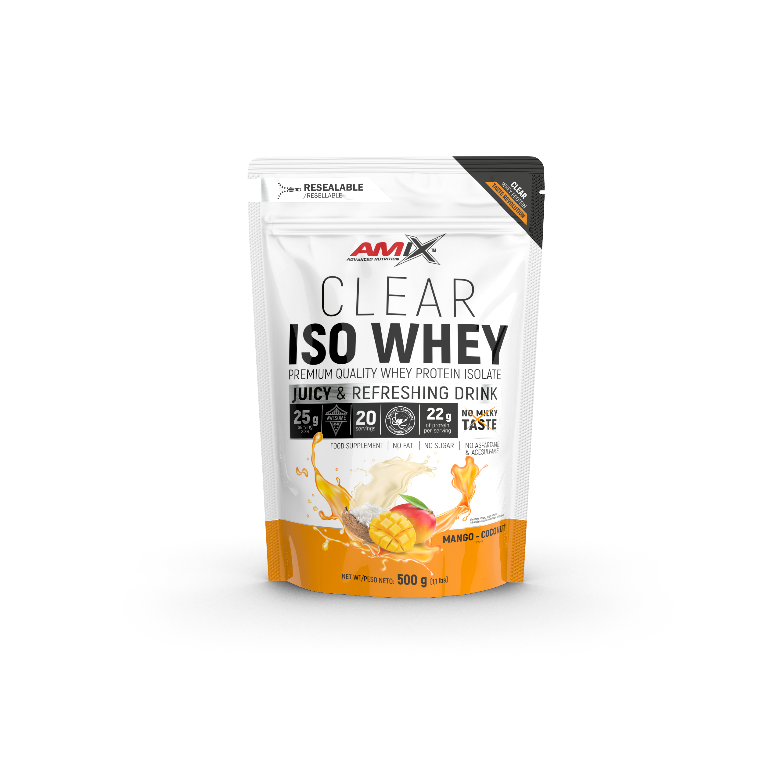 Clear Iso Whey Saco 500g Mango Coco