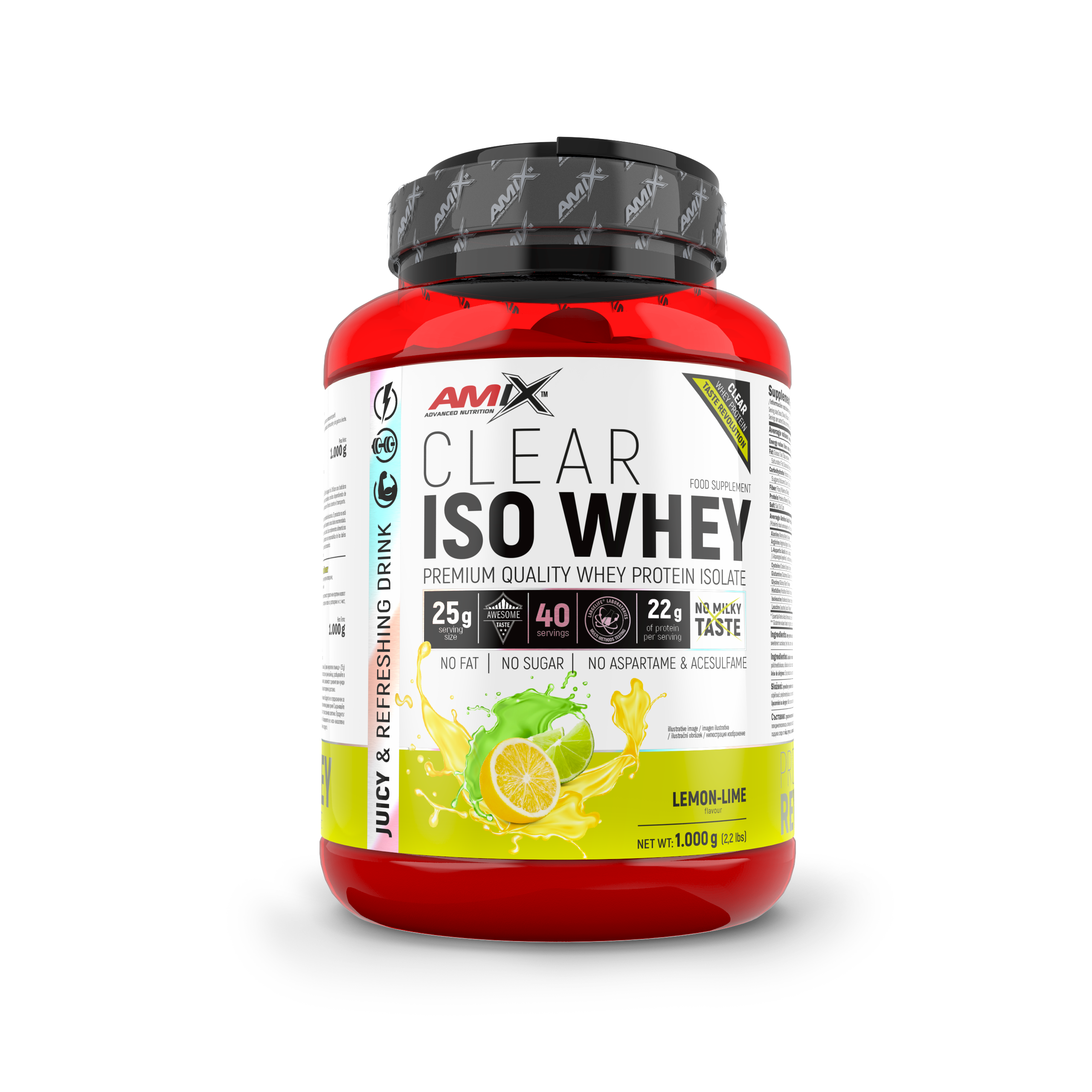 Clear Iso Whey 1000g Lima Limon