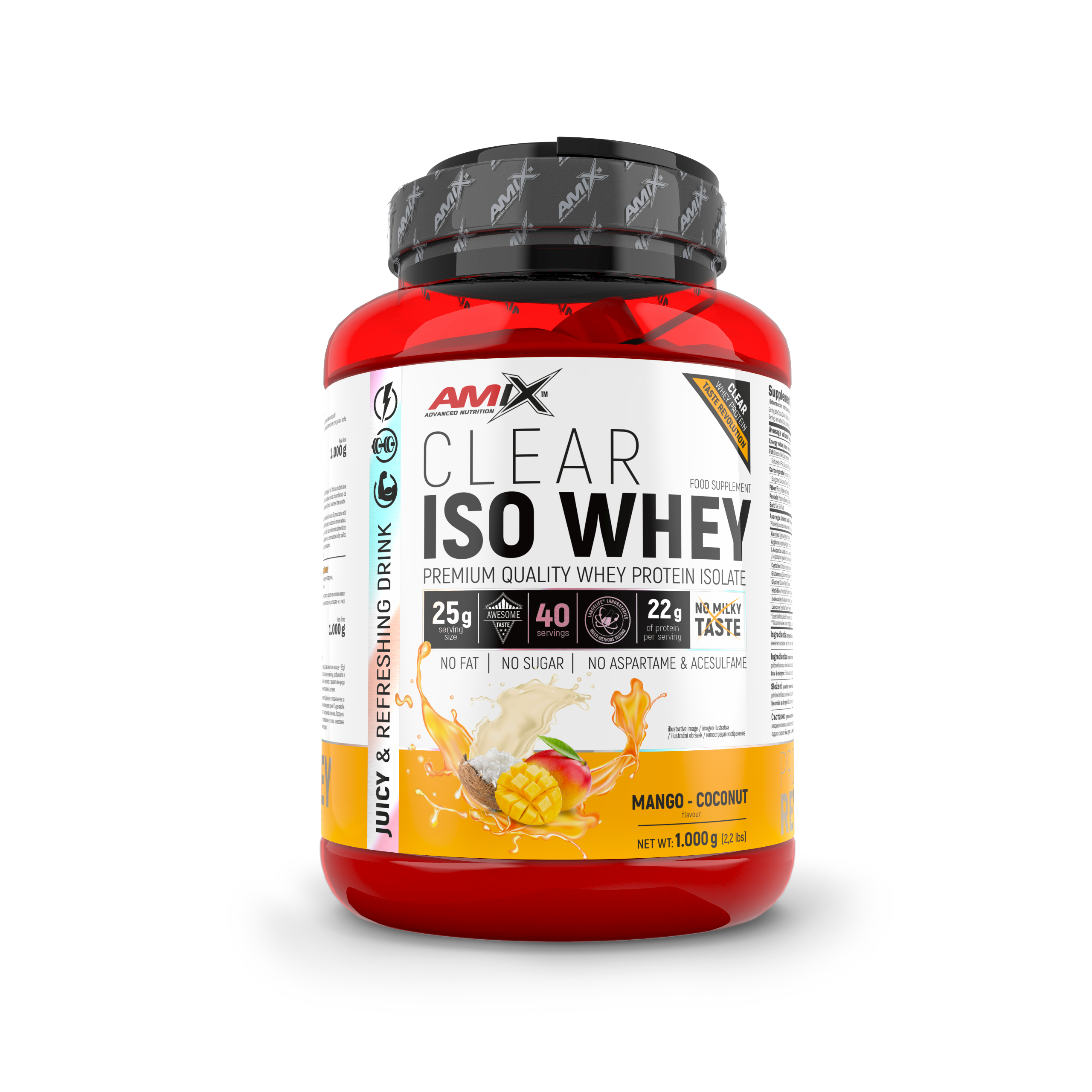 Clear Iso Whey 1000g Mango Coco