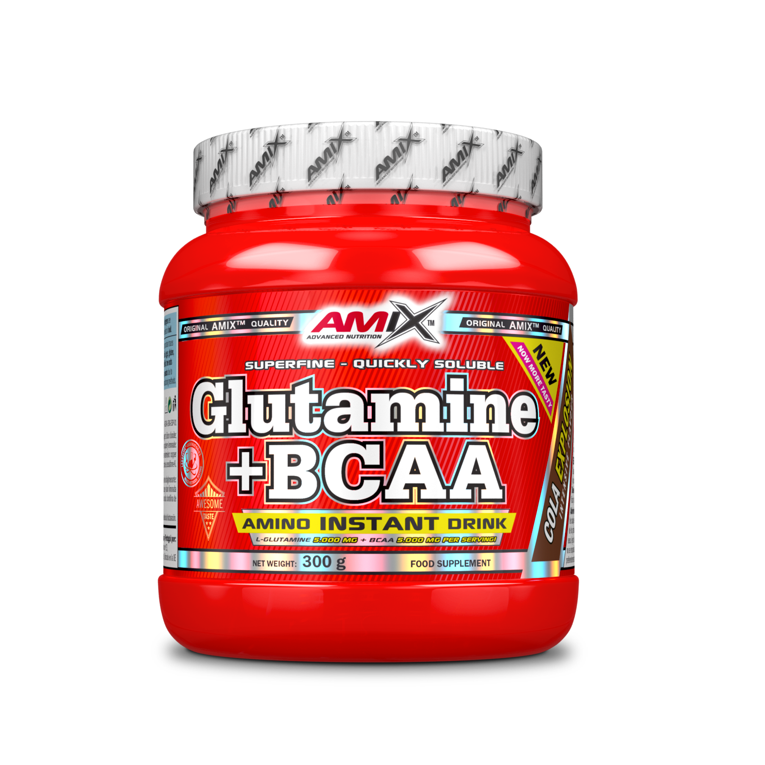 Glutamina+Bcaa´s 300g Cola