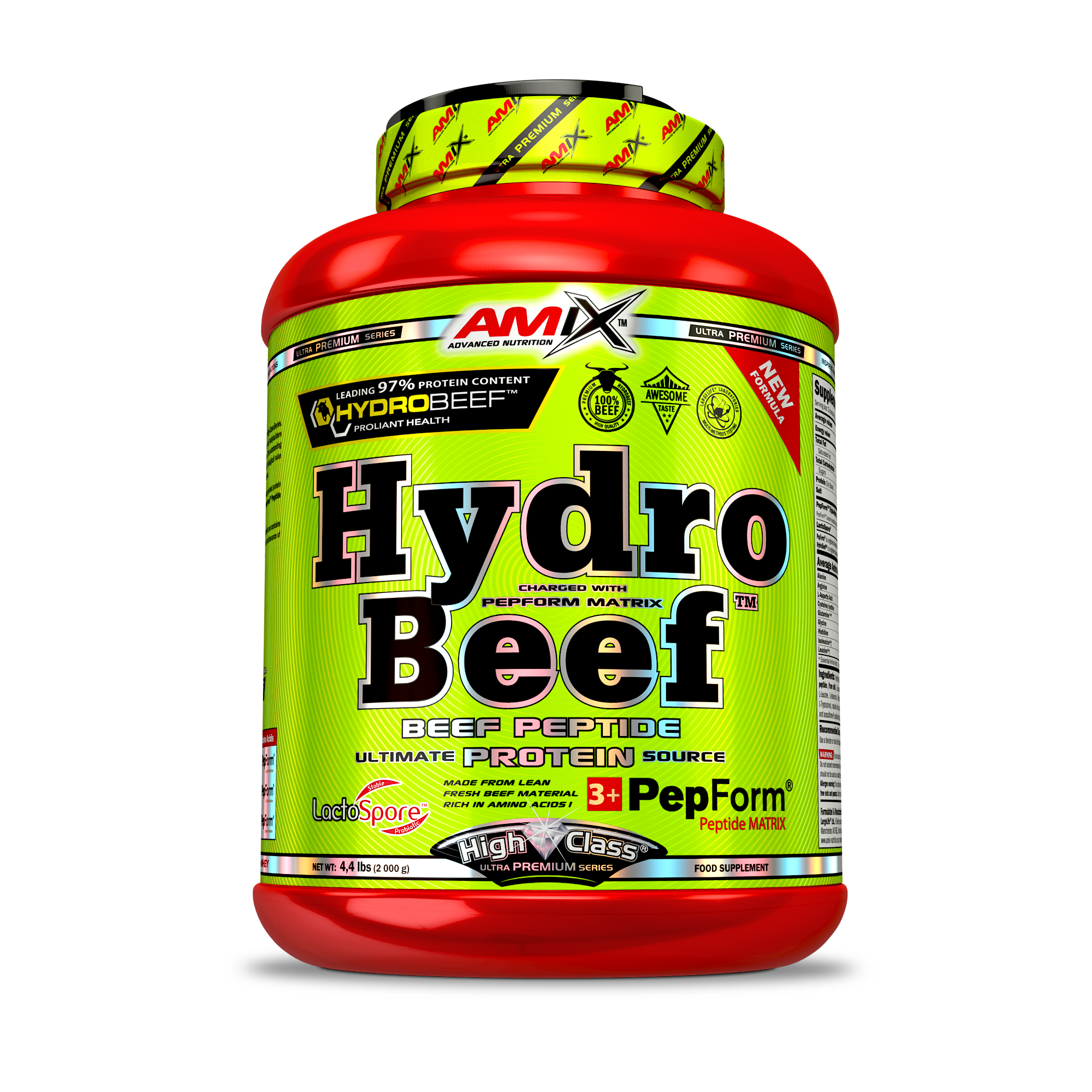 Hydrobeef Protein 2000g Cacahuete Choco Caramelo