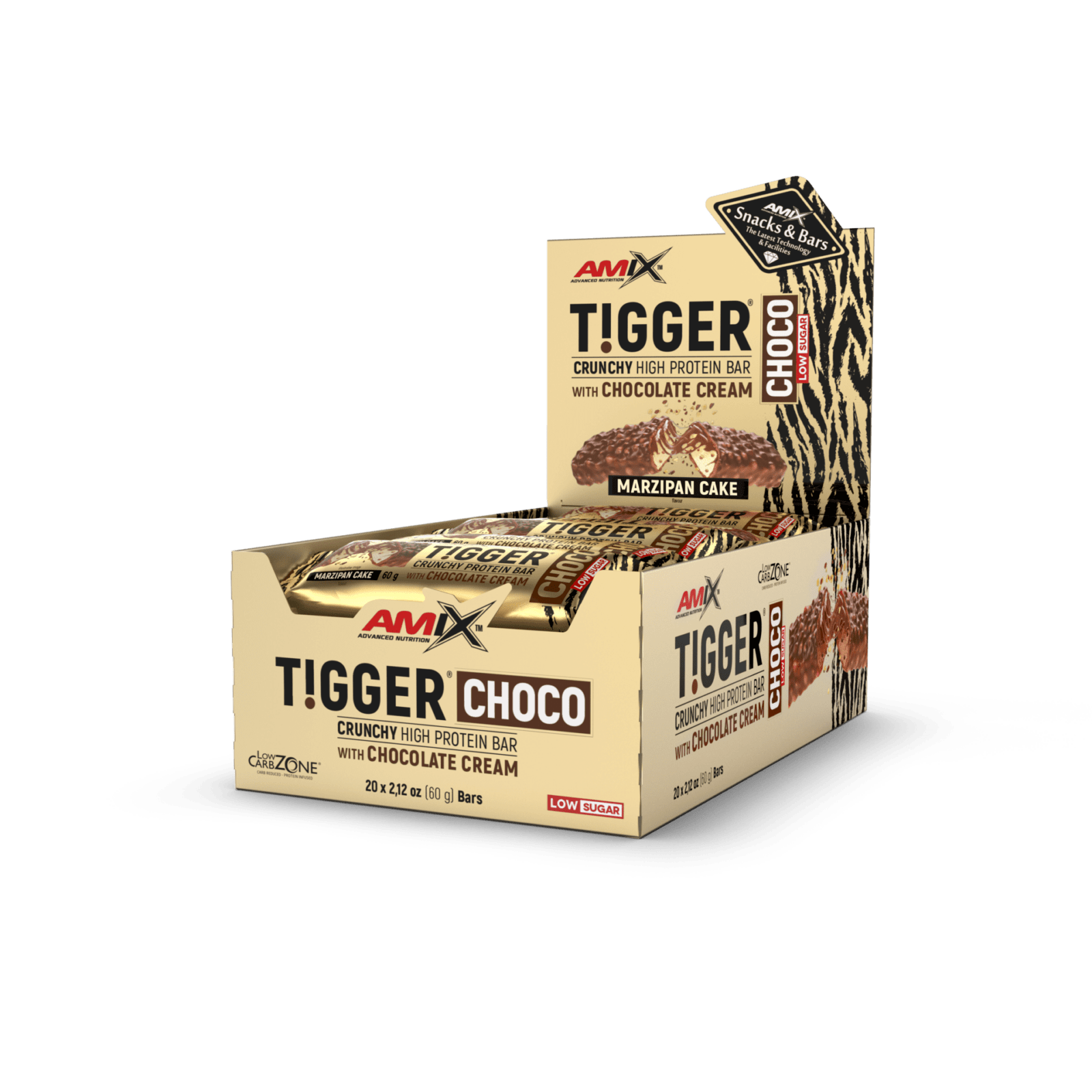 Tigger Crunchy Protein Bar 20x60g Mazapan