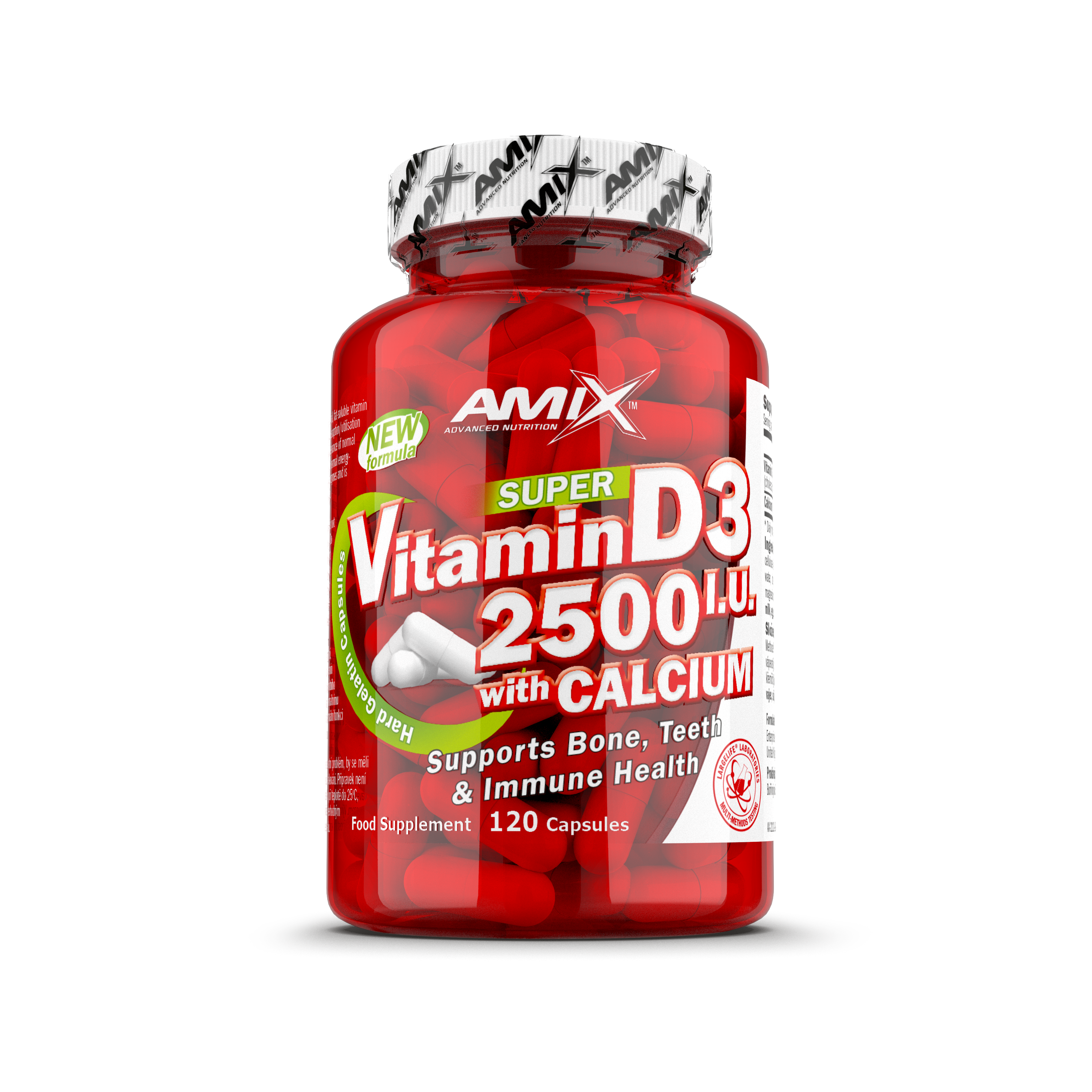 Vitamin D3 2500 IU With Calcium 120Caps