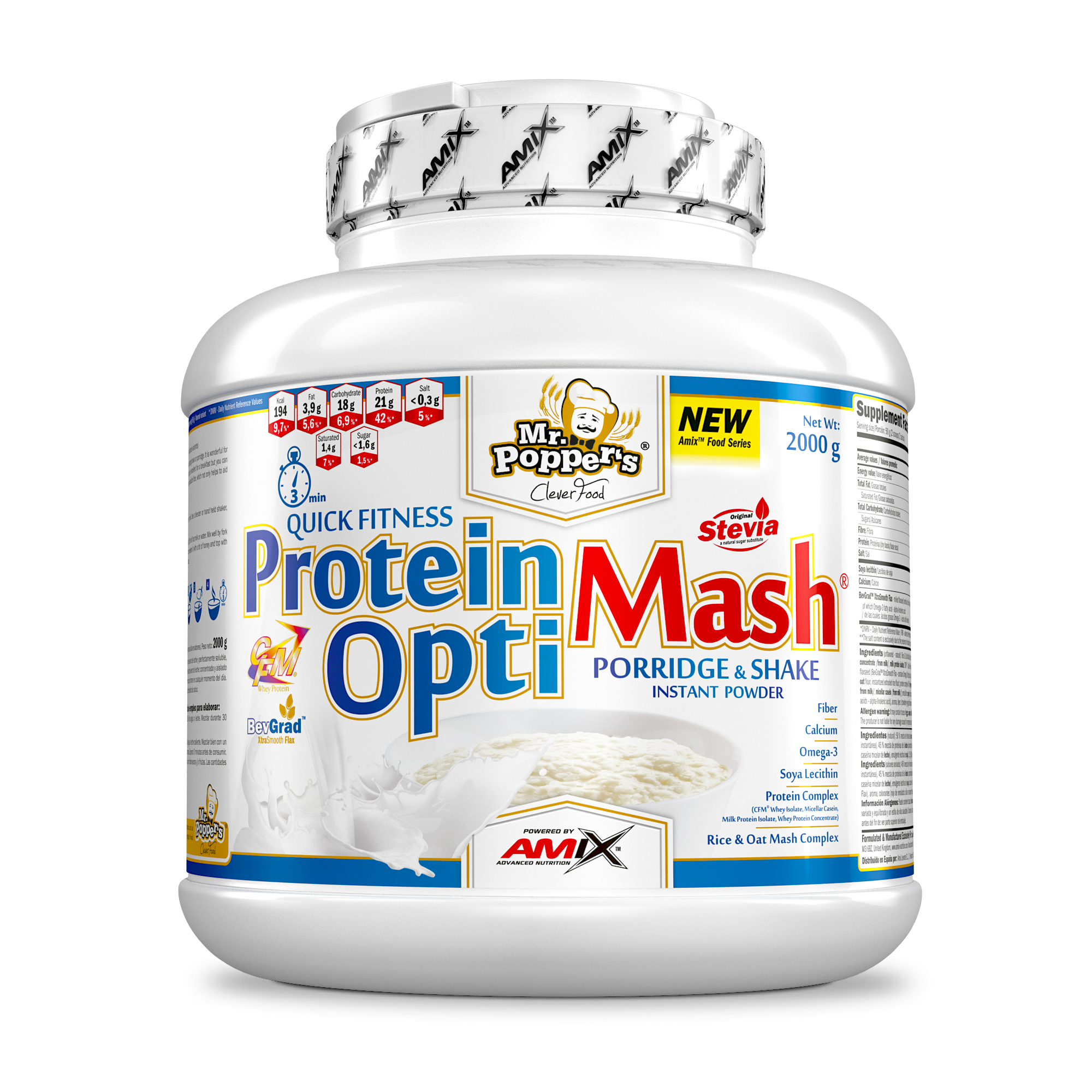 Optimash Protein 2000g Doble Choco