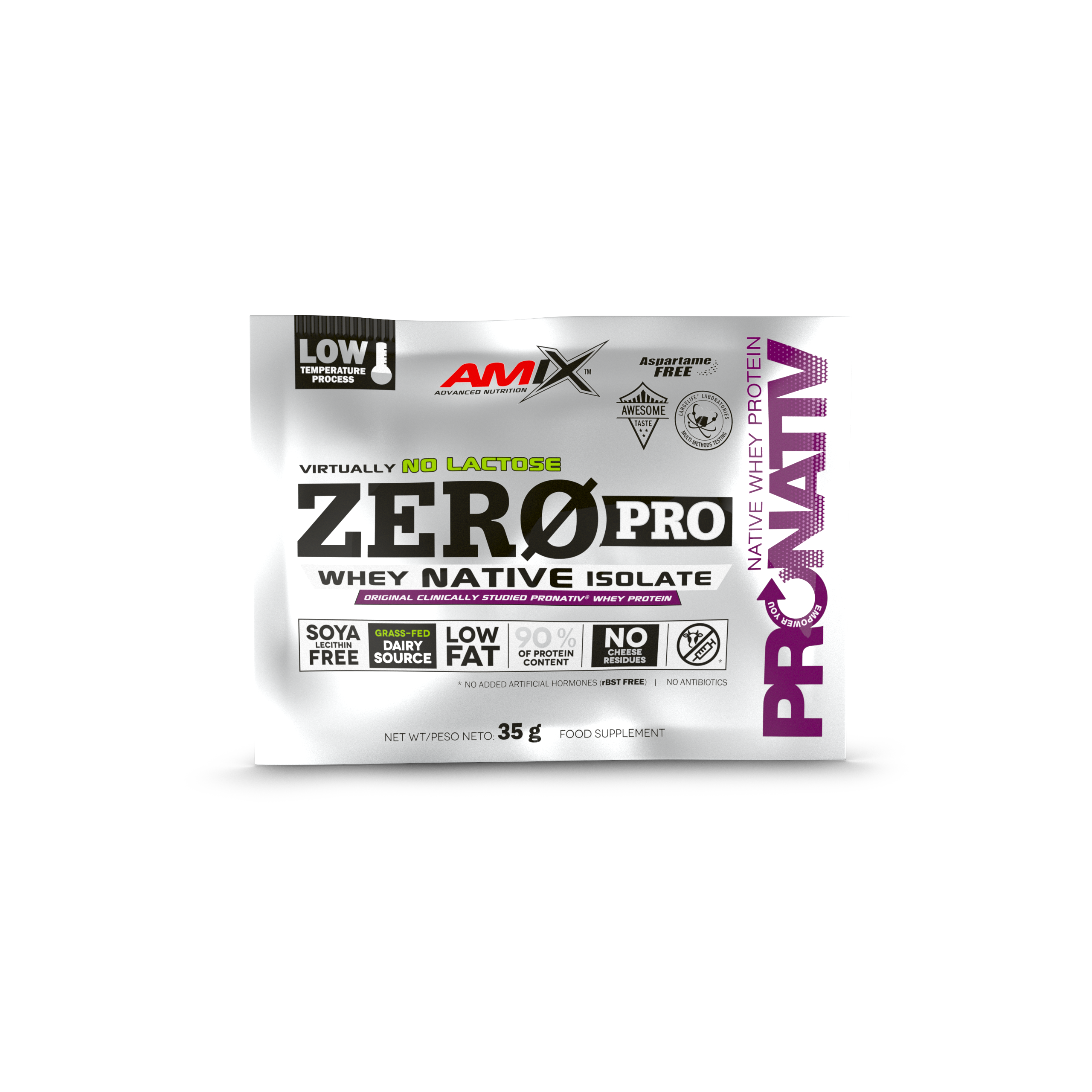 Unidosis ZeroPro Protein 35g Doble Choco
