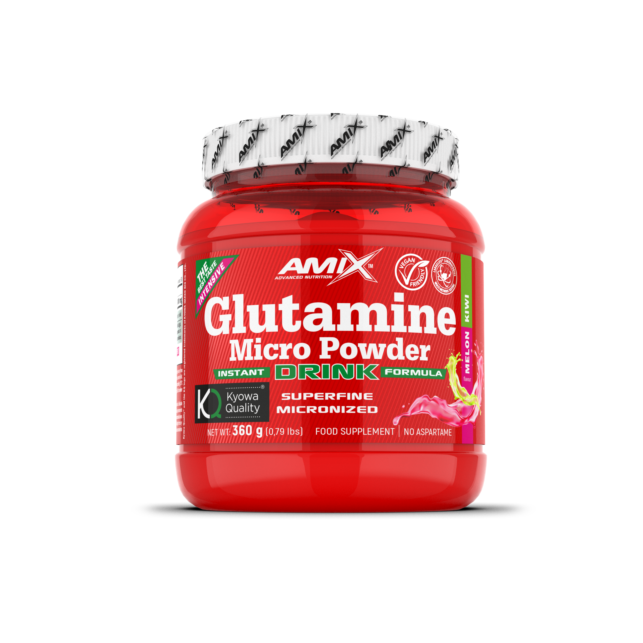 L-Glutamine Powder Drink 360g Melon-Kiwi