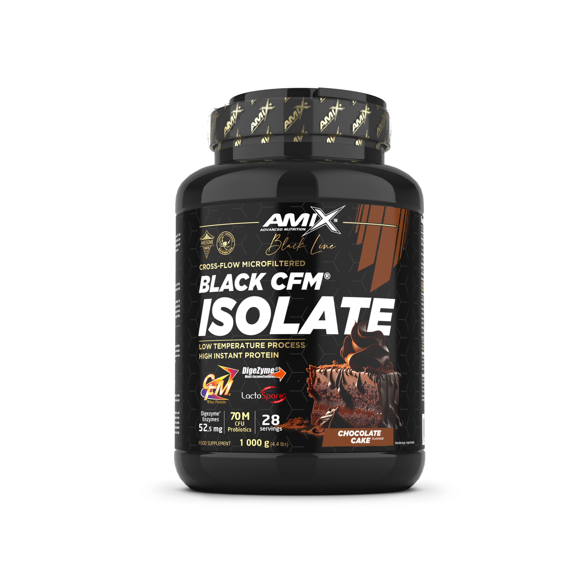 Black CFM Isolate 1kg Tarta de Chocolate