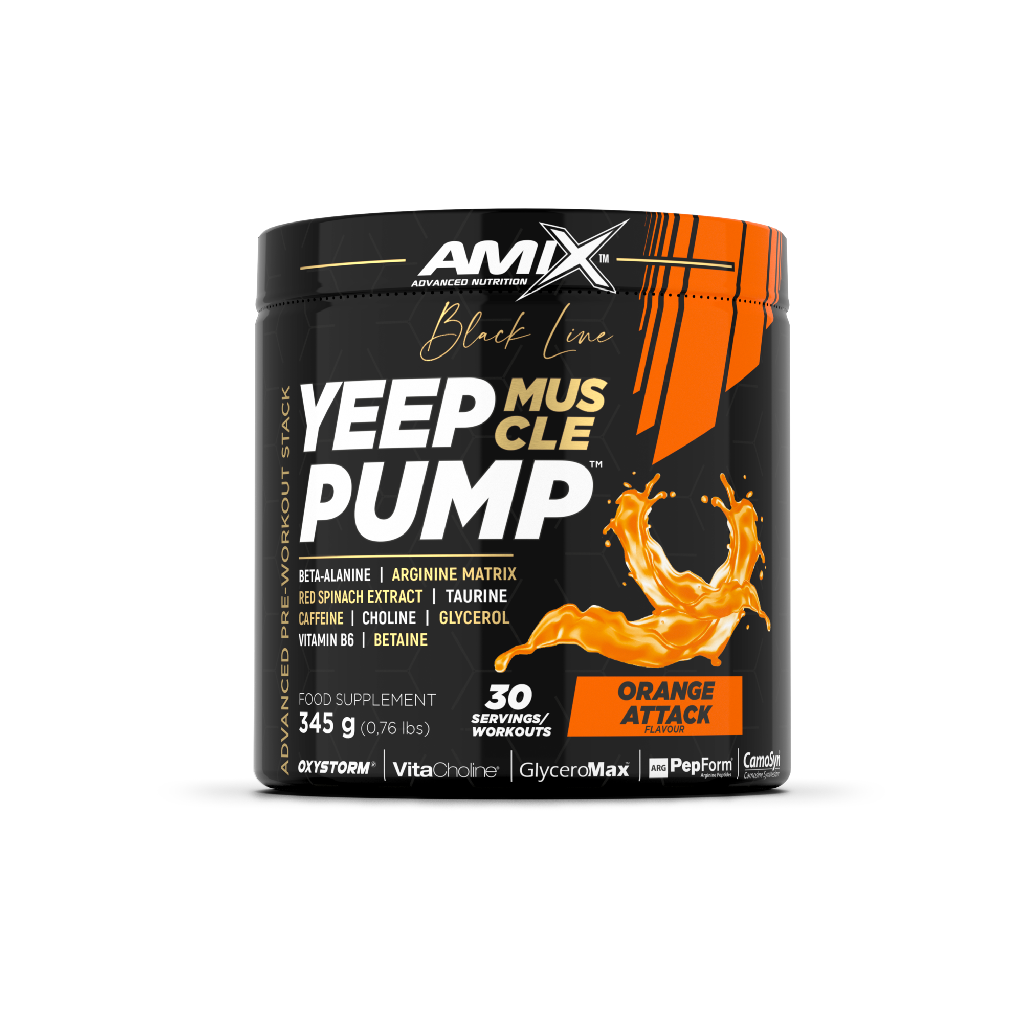 Yeep Pump Caff 345g Naranja