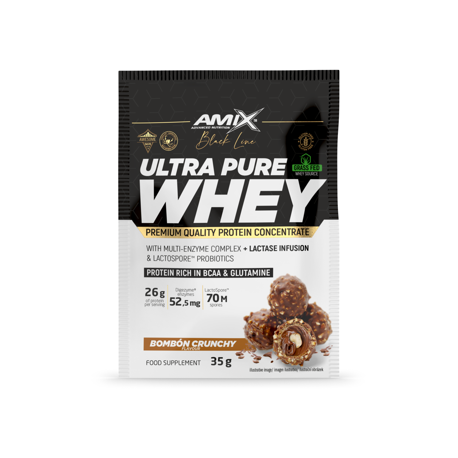 ULTRA PURE WHEY 500G BOMBON CRUJIENTE