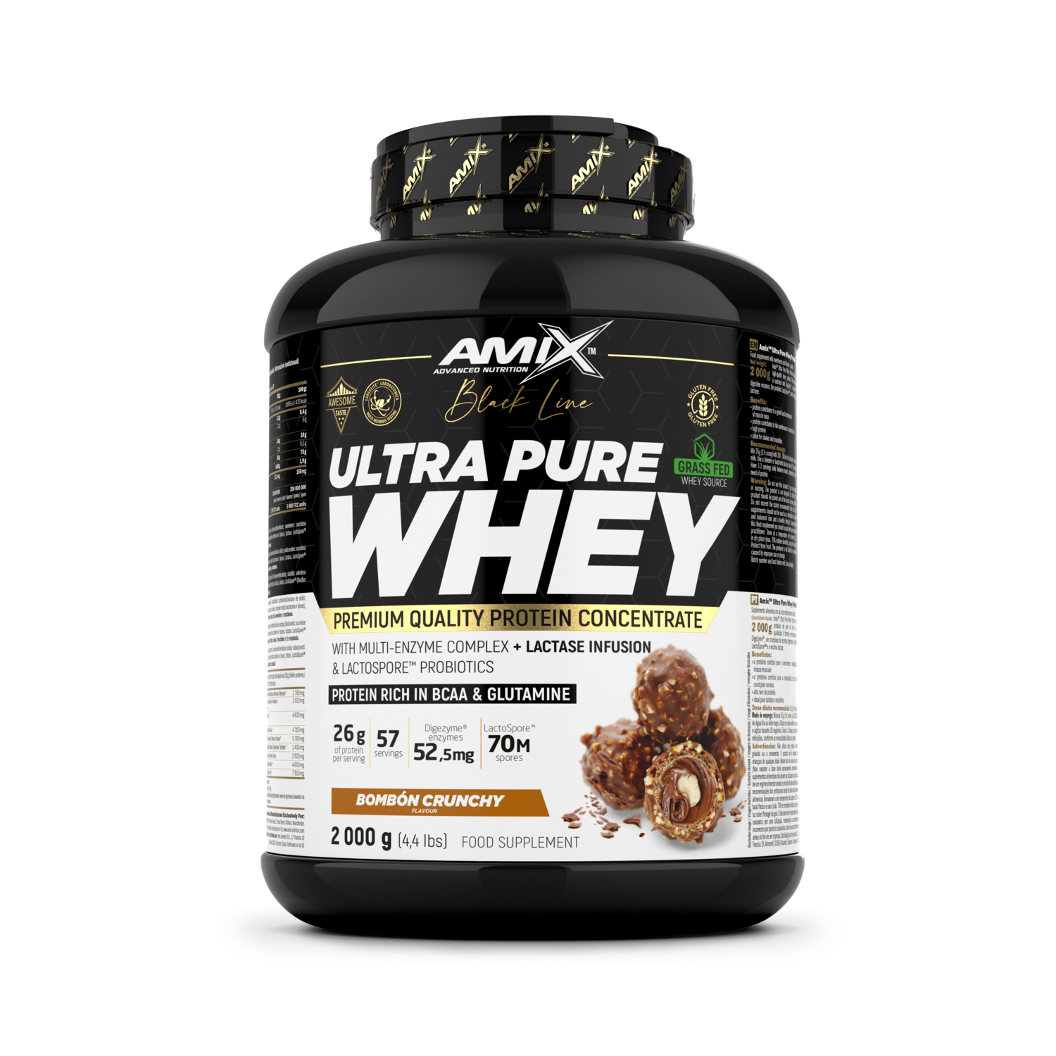ULTRA PURE WHEY 2000G BOMBON CRUJIENTE