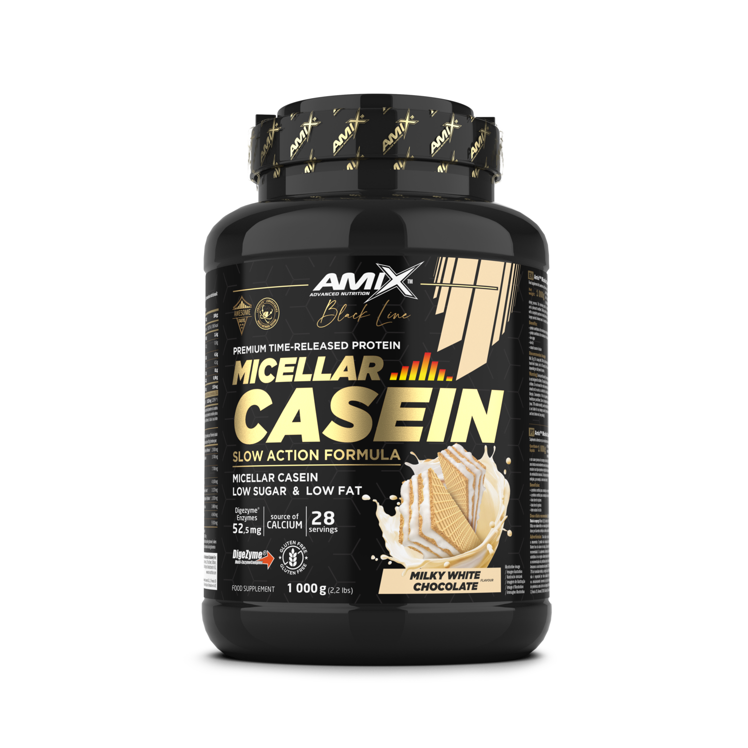 BLACK MICELLAR CASEIN 1KG CHOCO BLANCO
