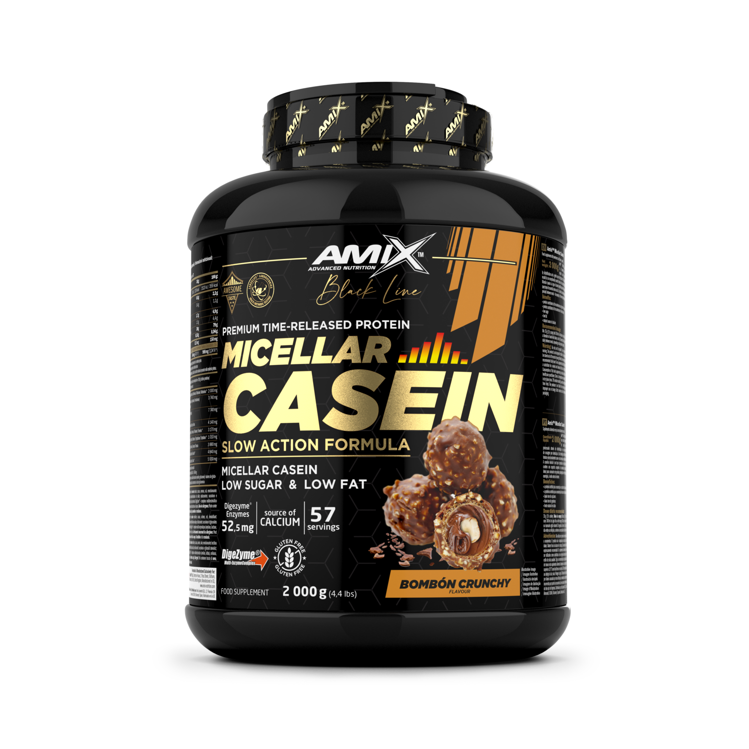 BLACK MICELLAR CASEIN 2KG BOMBON CRUJIENTE