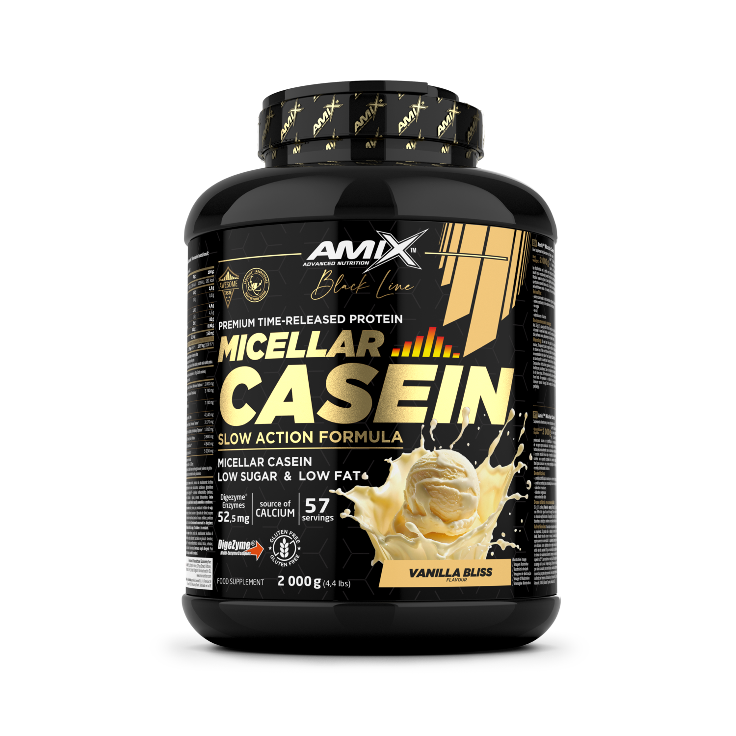 BLACK MICELLAR CASEIN 2KG VAINILLA