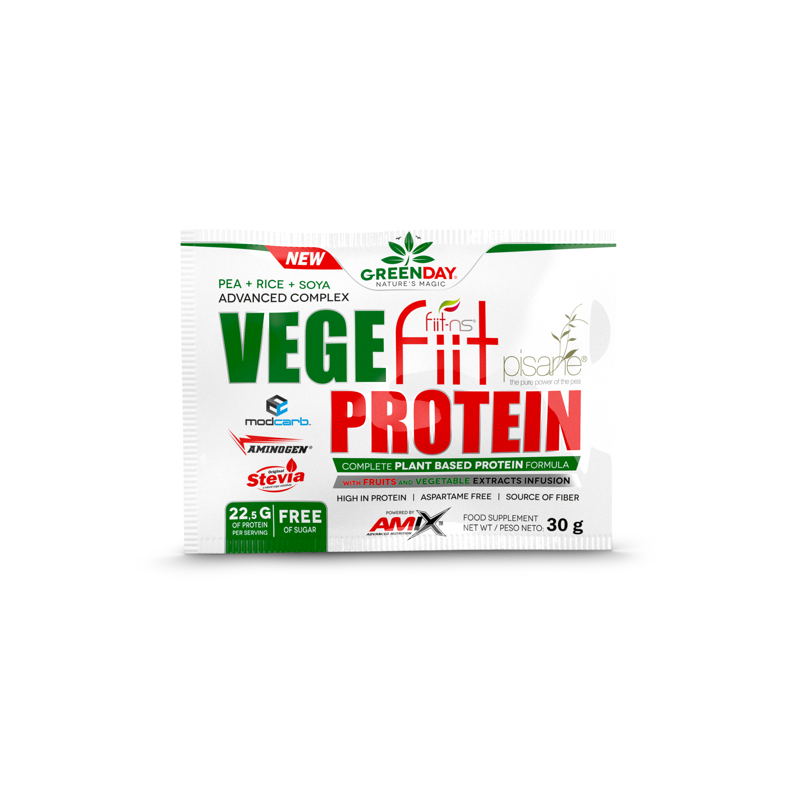 Unidosis Vegefiit Protein 30g Doble Chocolate