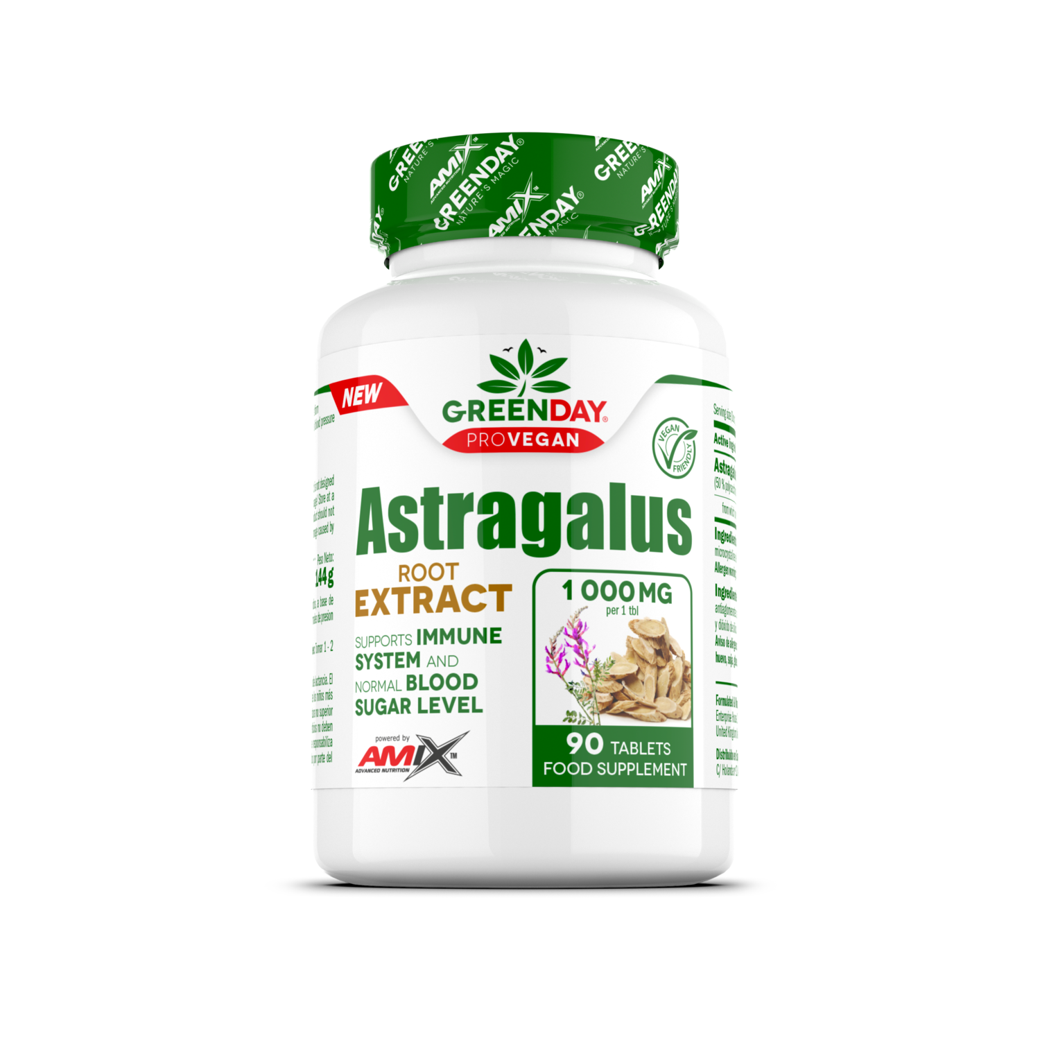 Greenday Provegan Astragalus Extract 90tabs