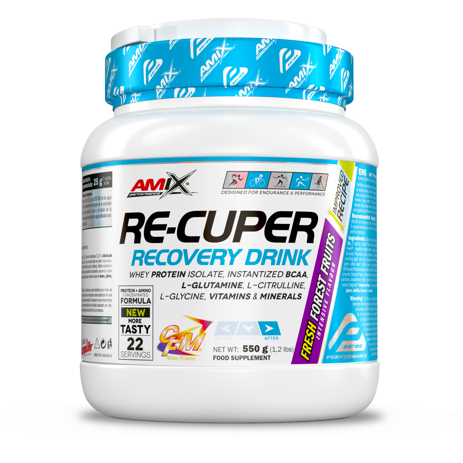 Re-Cuper Recovery Drink 550g Frutas del Bosque
