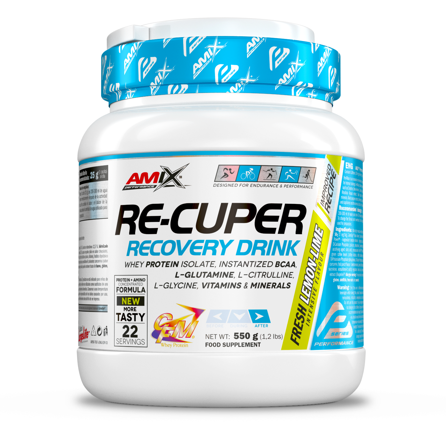 Re-Cuper Recovery Drink 550g Limon