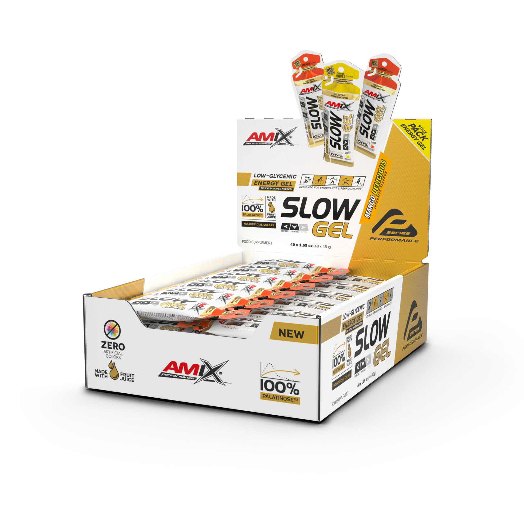 Slow Gel 40x45g Mango