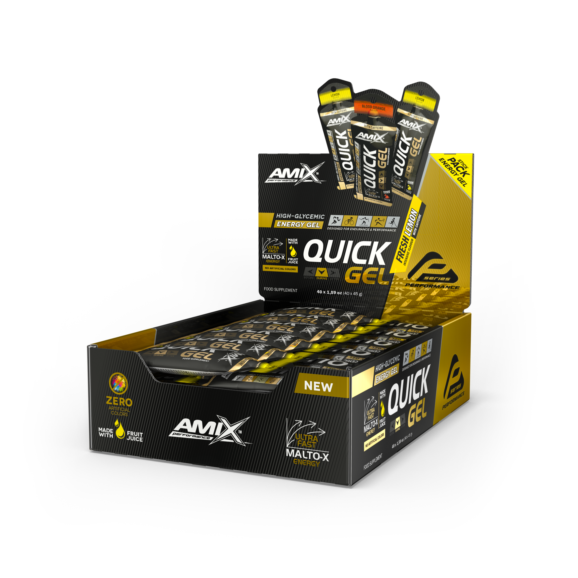 Quick Energy Gel 40x45g Limon