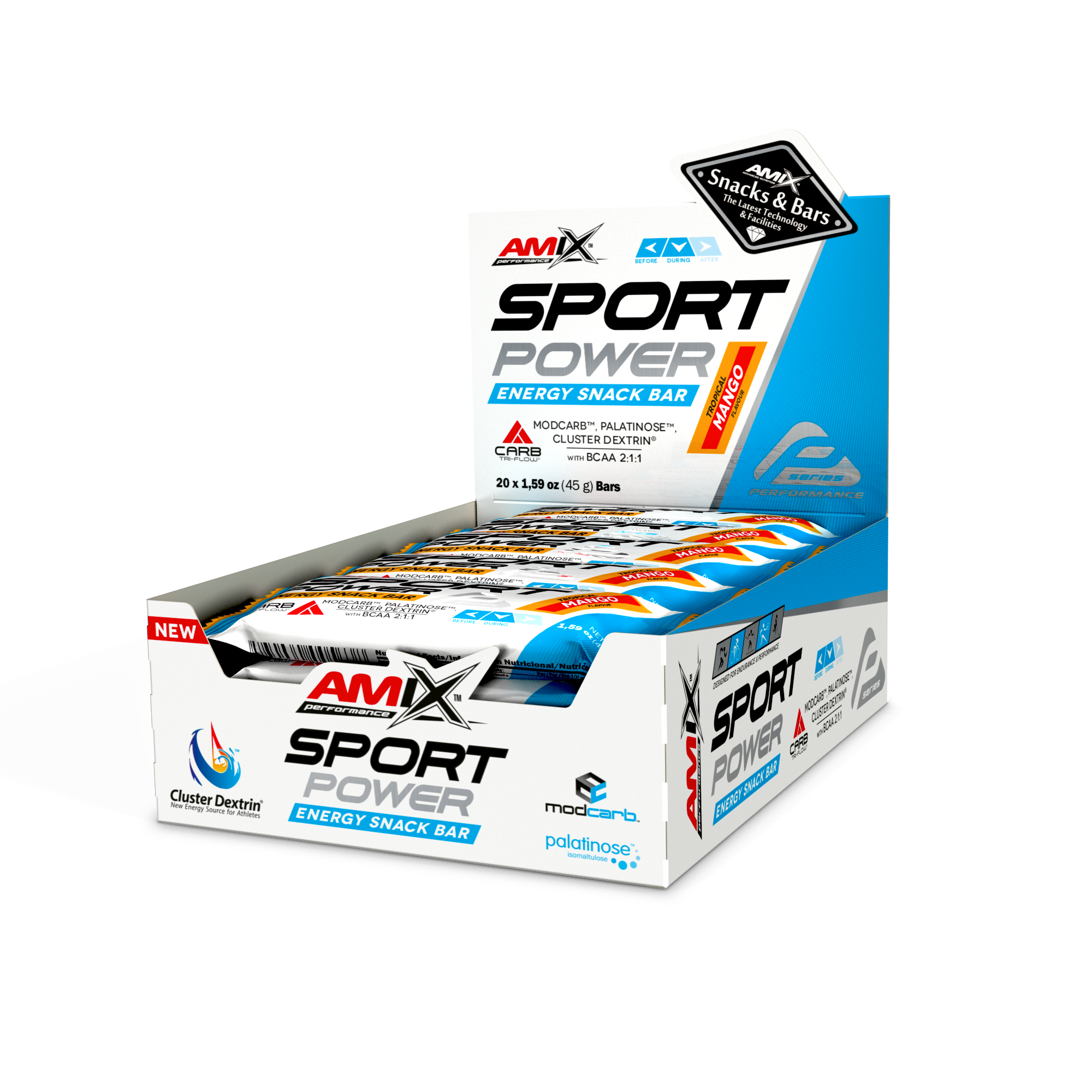 Sport Power Energy Cake 20x45g Mango Tropical
