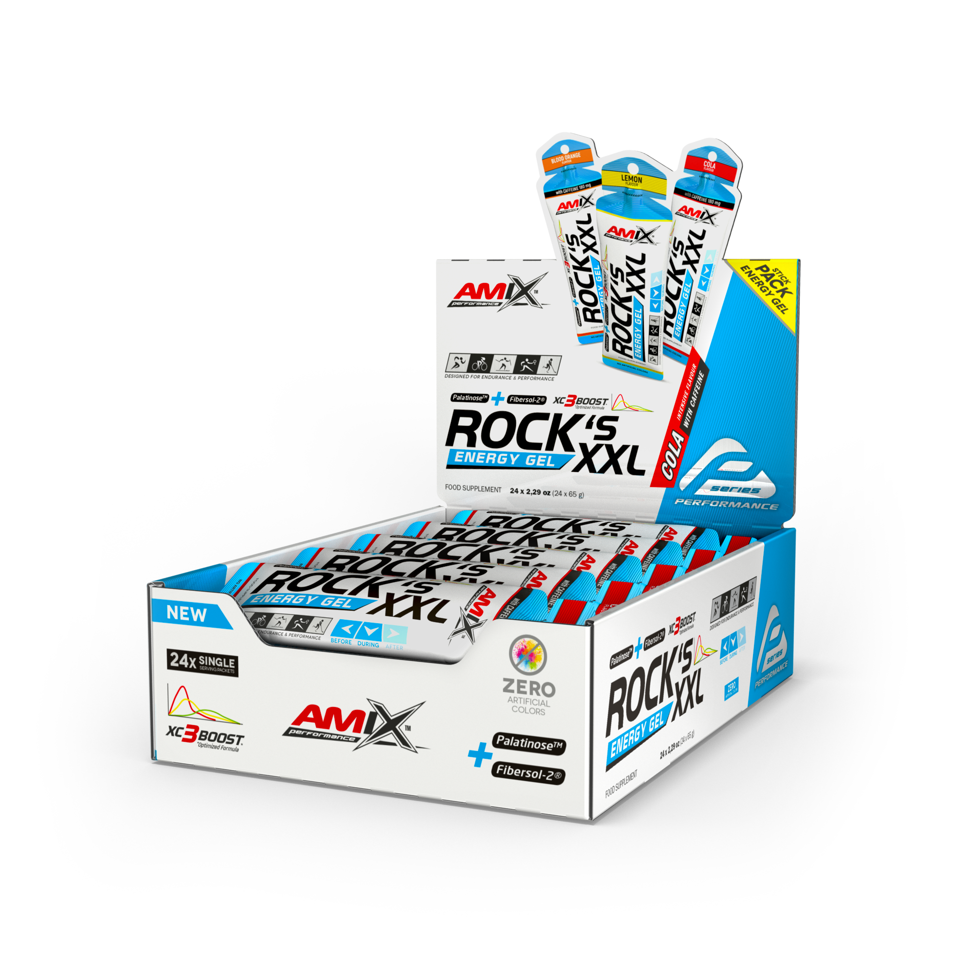 Rock´s Gel XXL 24x65g Cafeina Cola