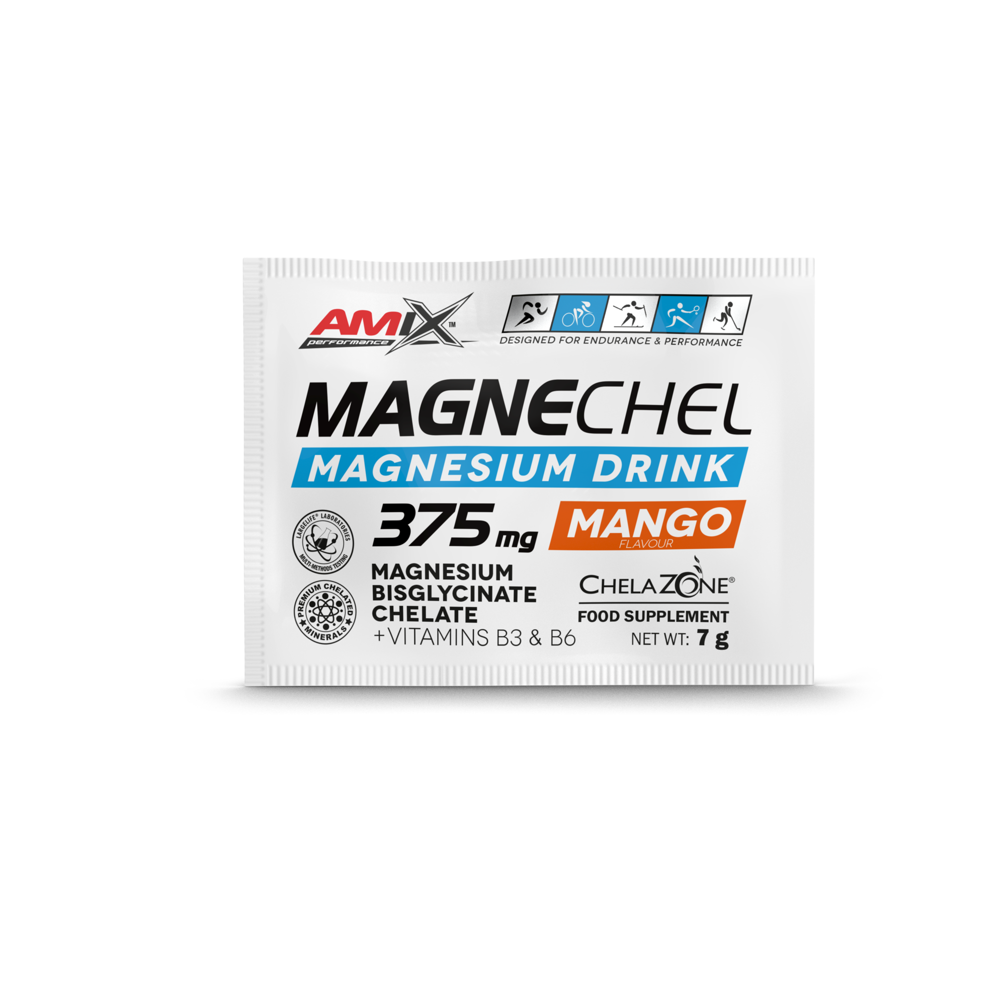 MagneChel Magnesium Chelate Drink 7g Mango