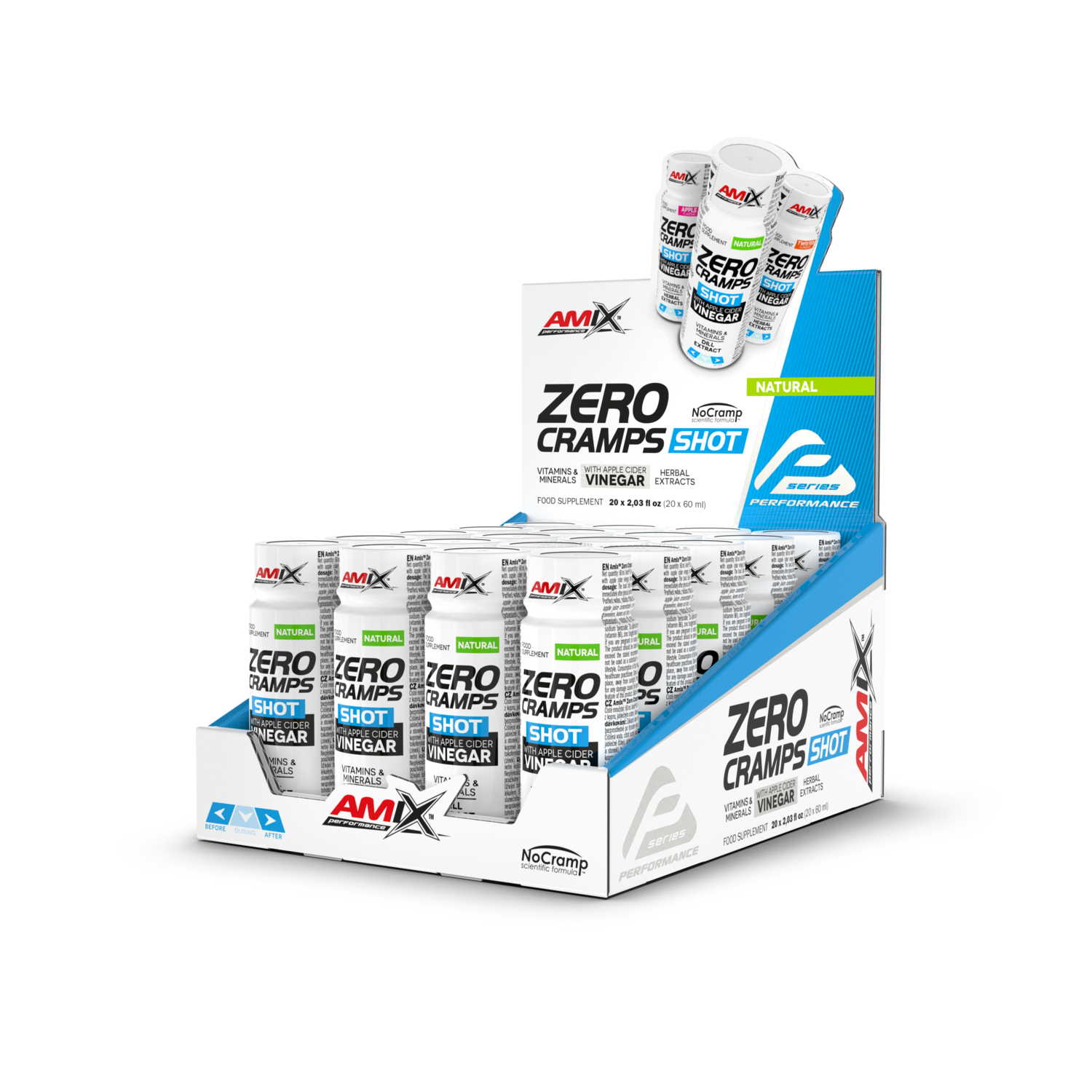 ZERO CRAMPS SHOT 20X60ML NATURAL