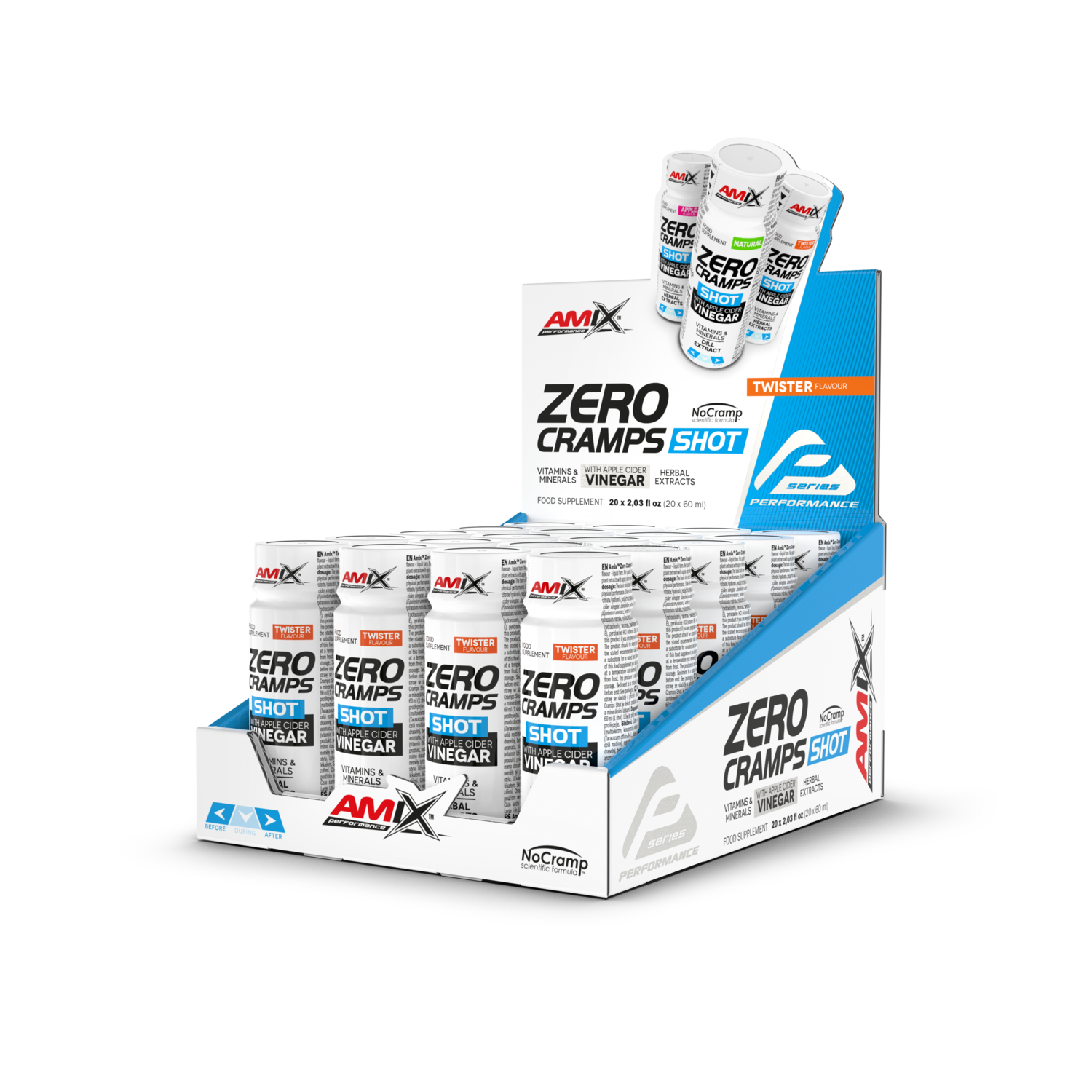 ZERO CRAMPS SHOT 20X60ML TWISTER