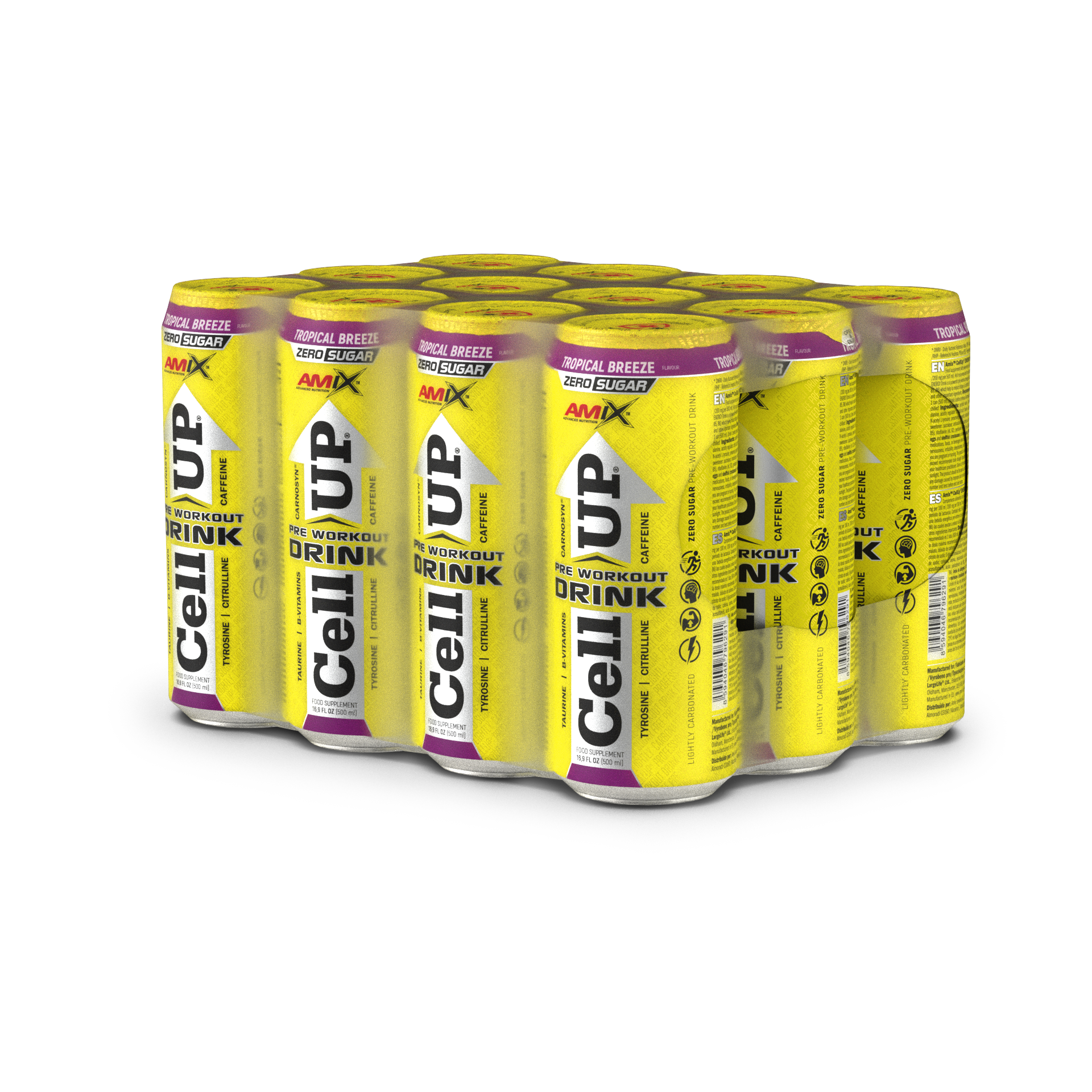 CellUP Functional Drink 12x500ml Tropical