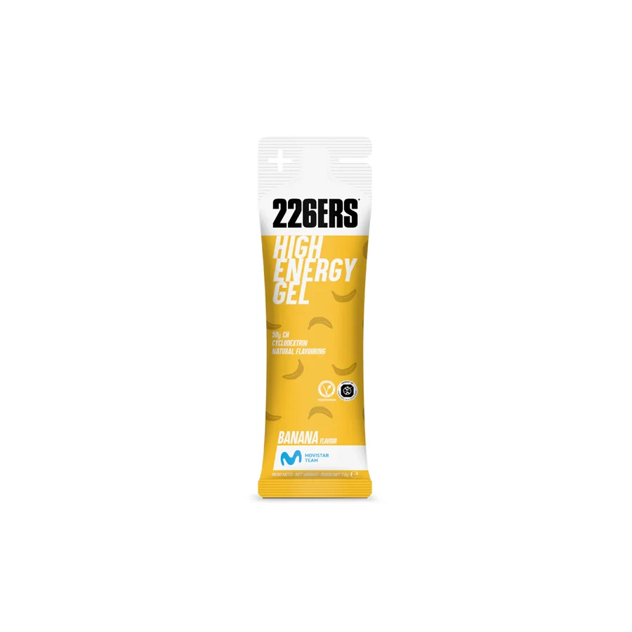 High Energy Gel 76g x 24unid Banana