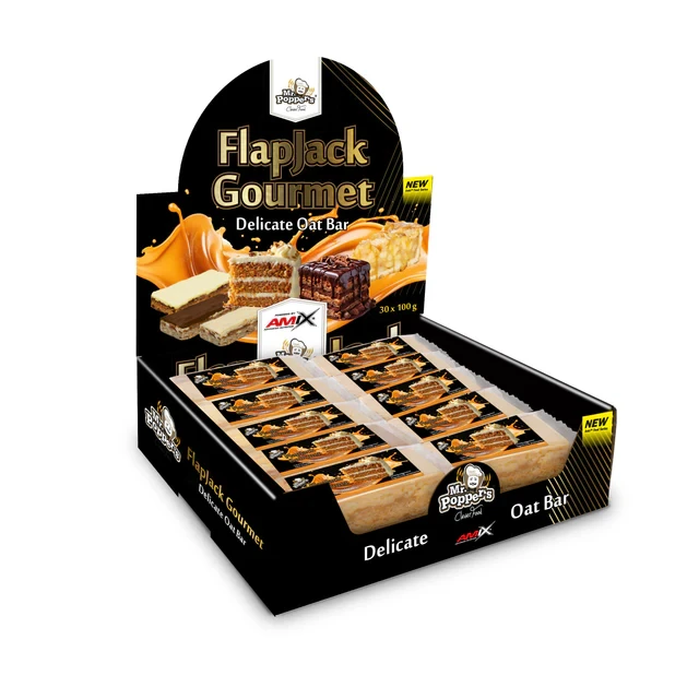 FlapJack Gourmet 30x100g Caramelo Choco Negro