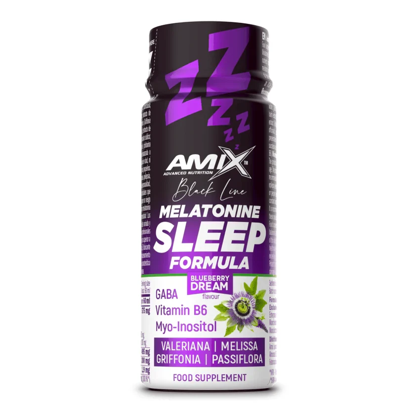 BLACK MELATONINE SLEEP 20X60ML ARANDANOS