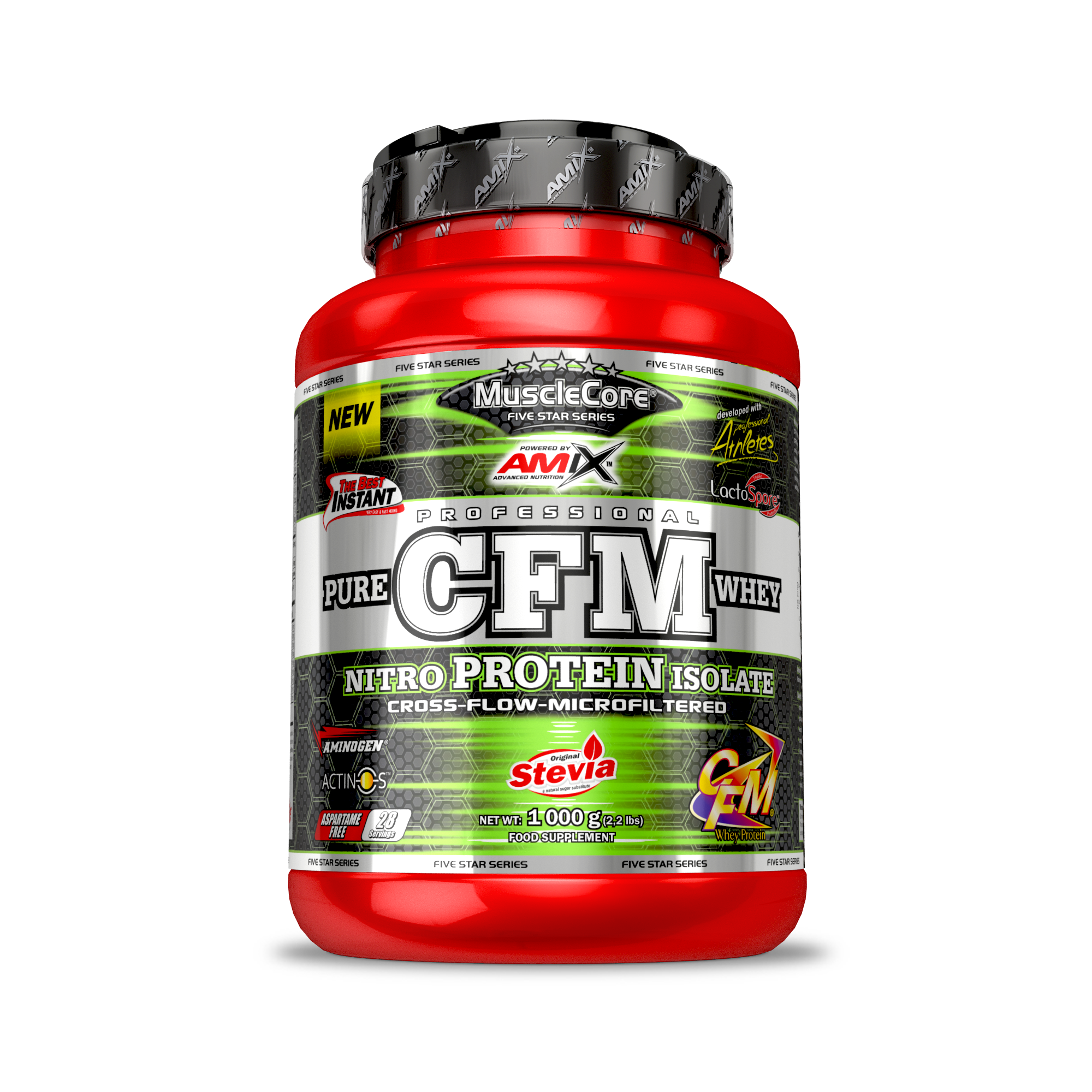 CFM Nitro Whey with Actinos 1kg Fresa Yogurt
