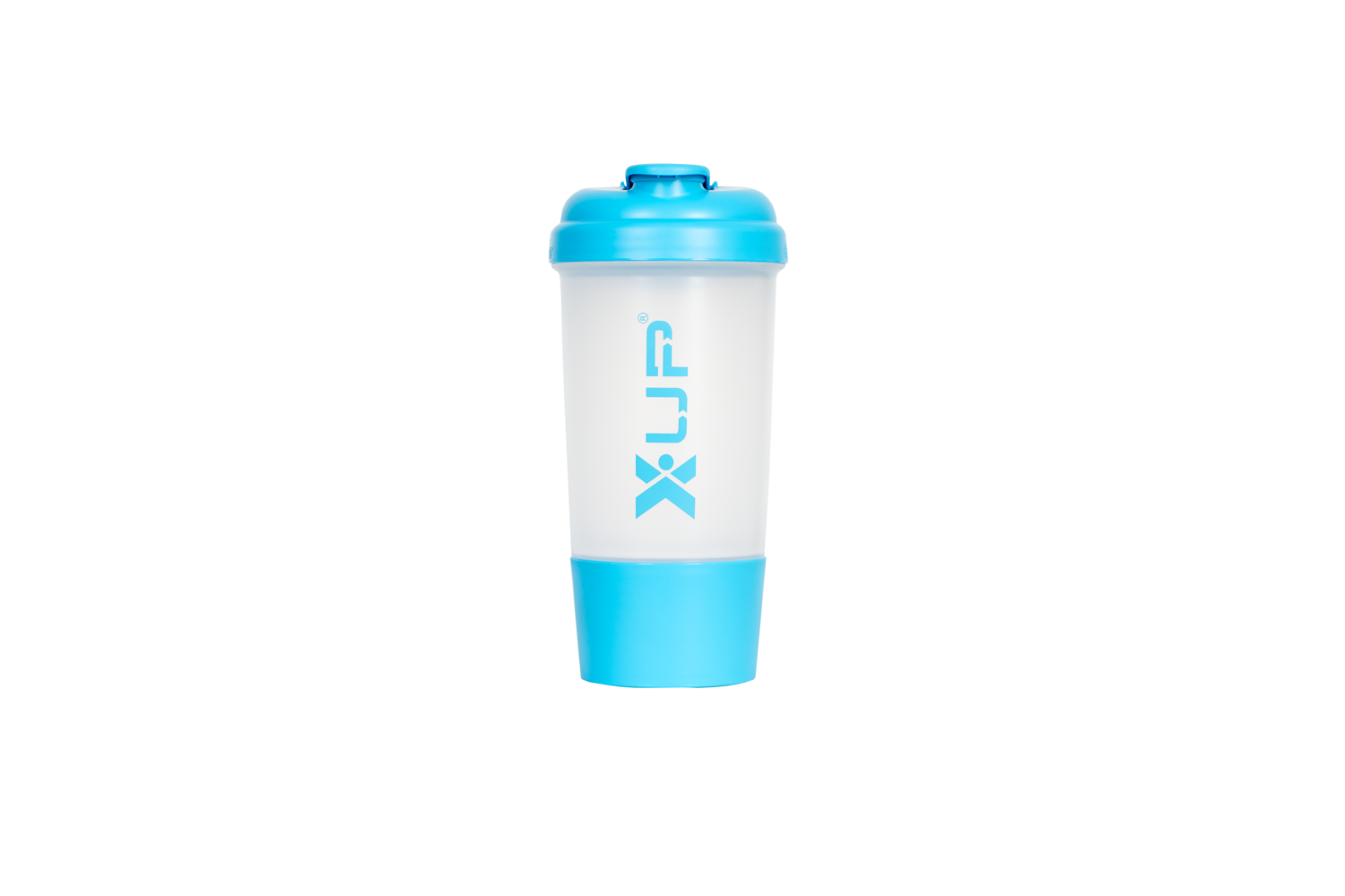 SHAKER 500ML BIFASE NATURAL TAPA AZUL