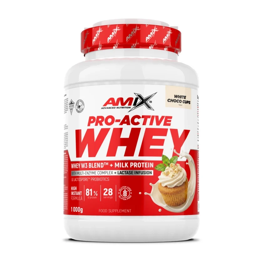 PRO-ACTIVE WHEY 1000G CHOCOLATE BLANCO