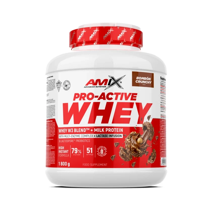 PRO-ACTIVE WHEY 1800G BOMBON CRUJIENTE