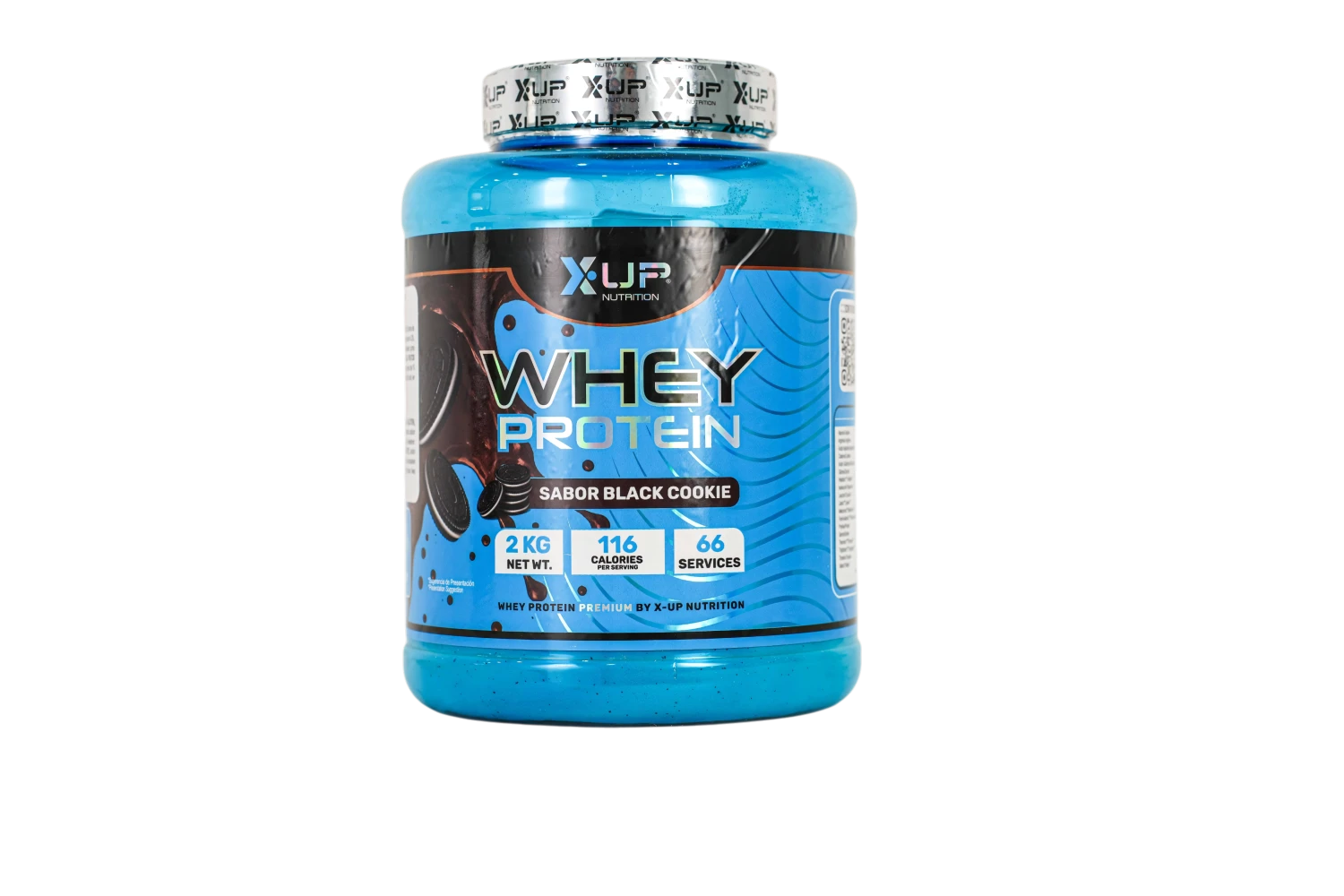100% Whey Protein Premium 2000g Galleta Negra