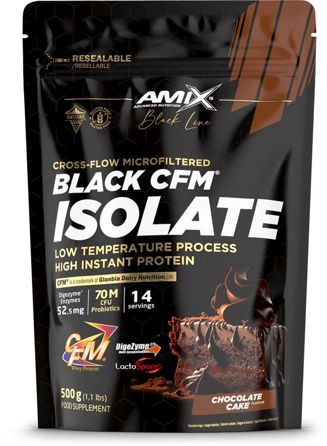 BLACK CFM ISOLATE SACO 500G TARTA DE CHOCOLATE