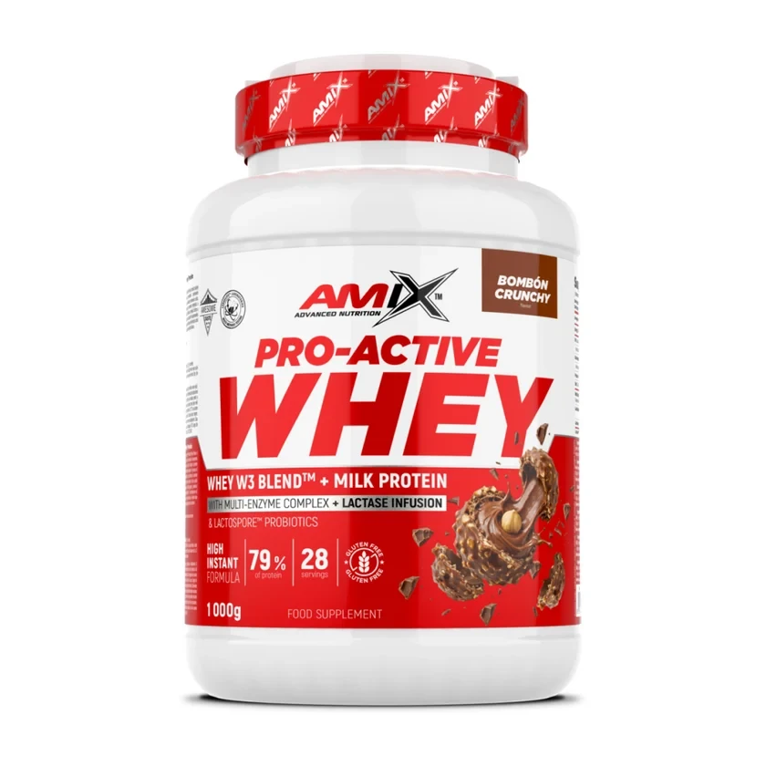 PRO-ACTIVE WHEY 1000G BOMBON CRUJIENTE