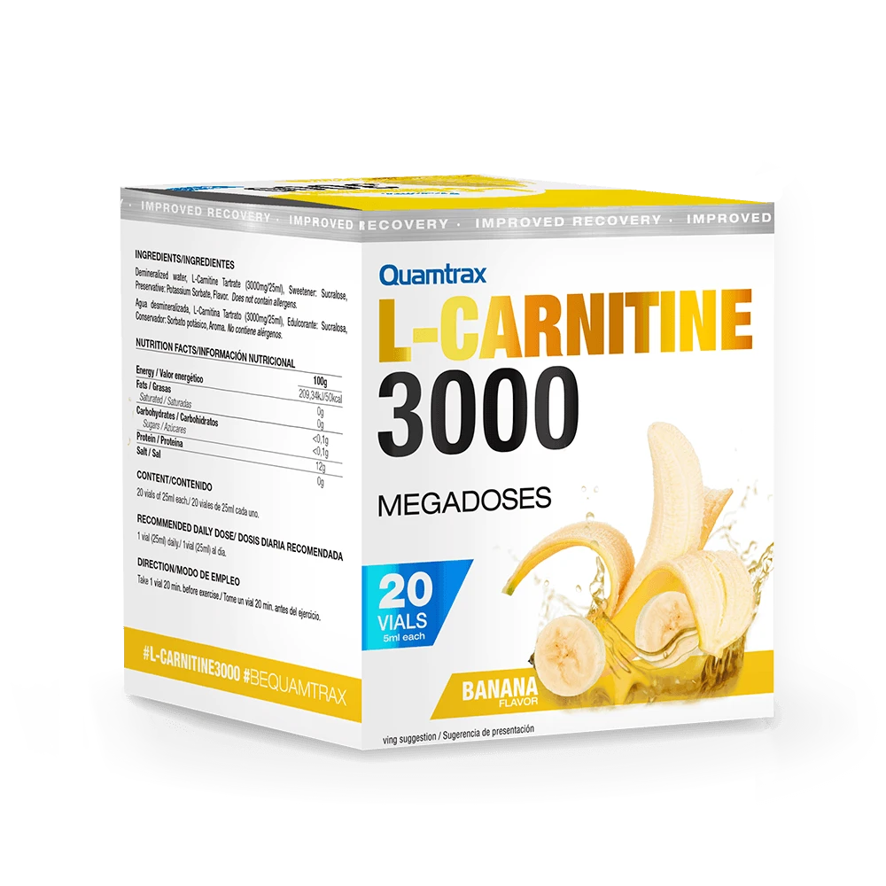 CARNITINA 3000  BANANA 20 VIALES
