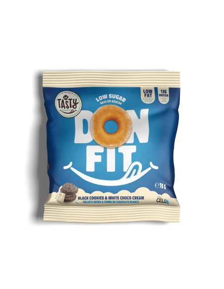 DONFIT 15X70G BLACK COOKIES & WHITE CHOCO CREAM