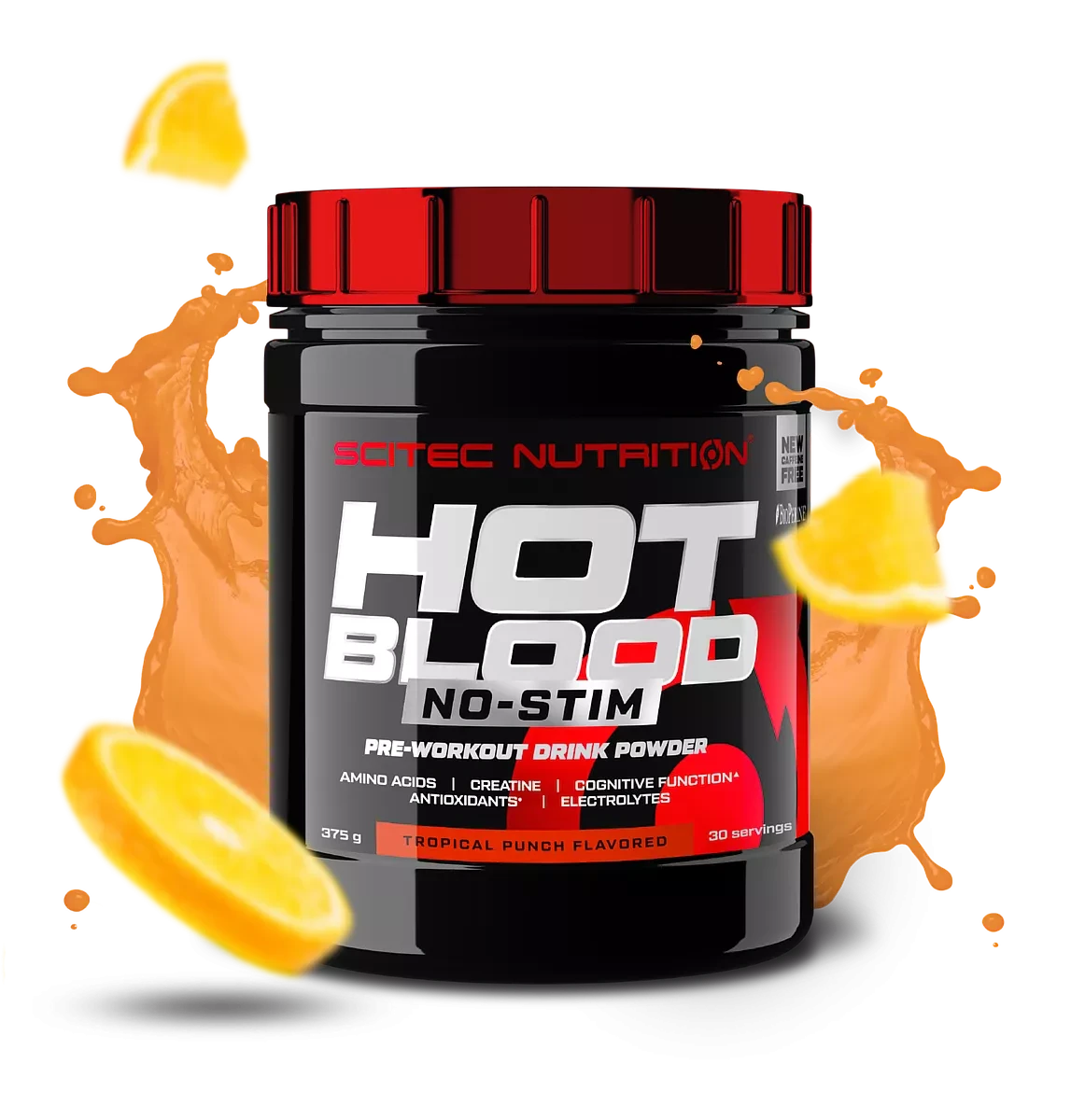 Hot Blood No-Stim 375g Orange Juice