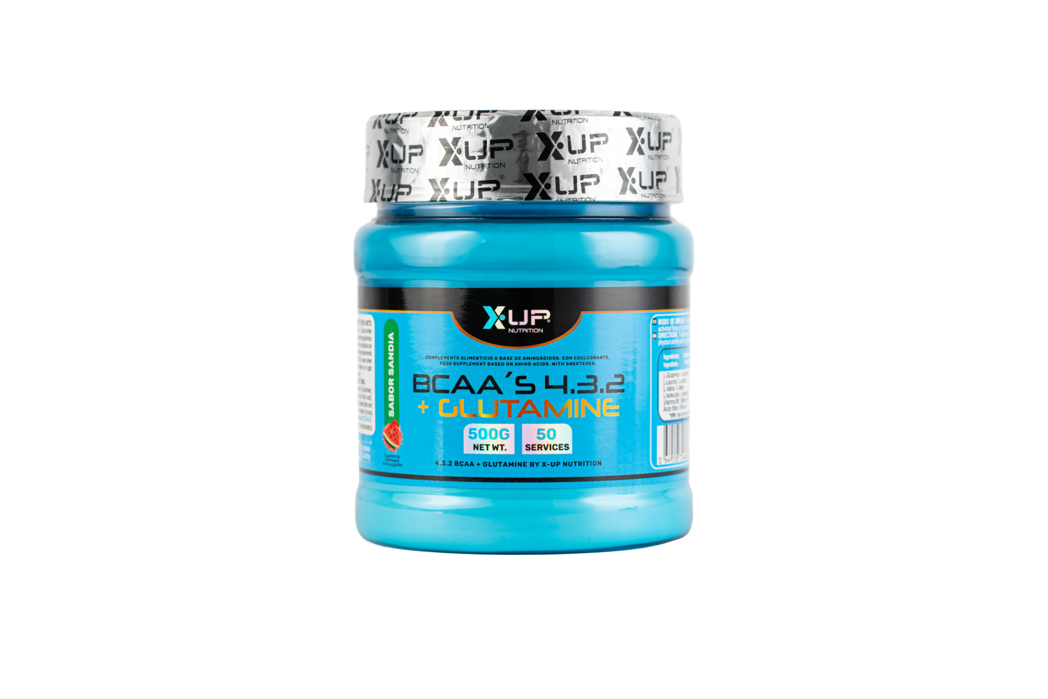 BCAA 4:3:2 + Glutamina Premium 500g Sandia NEW